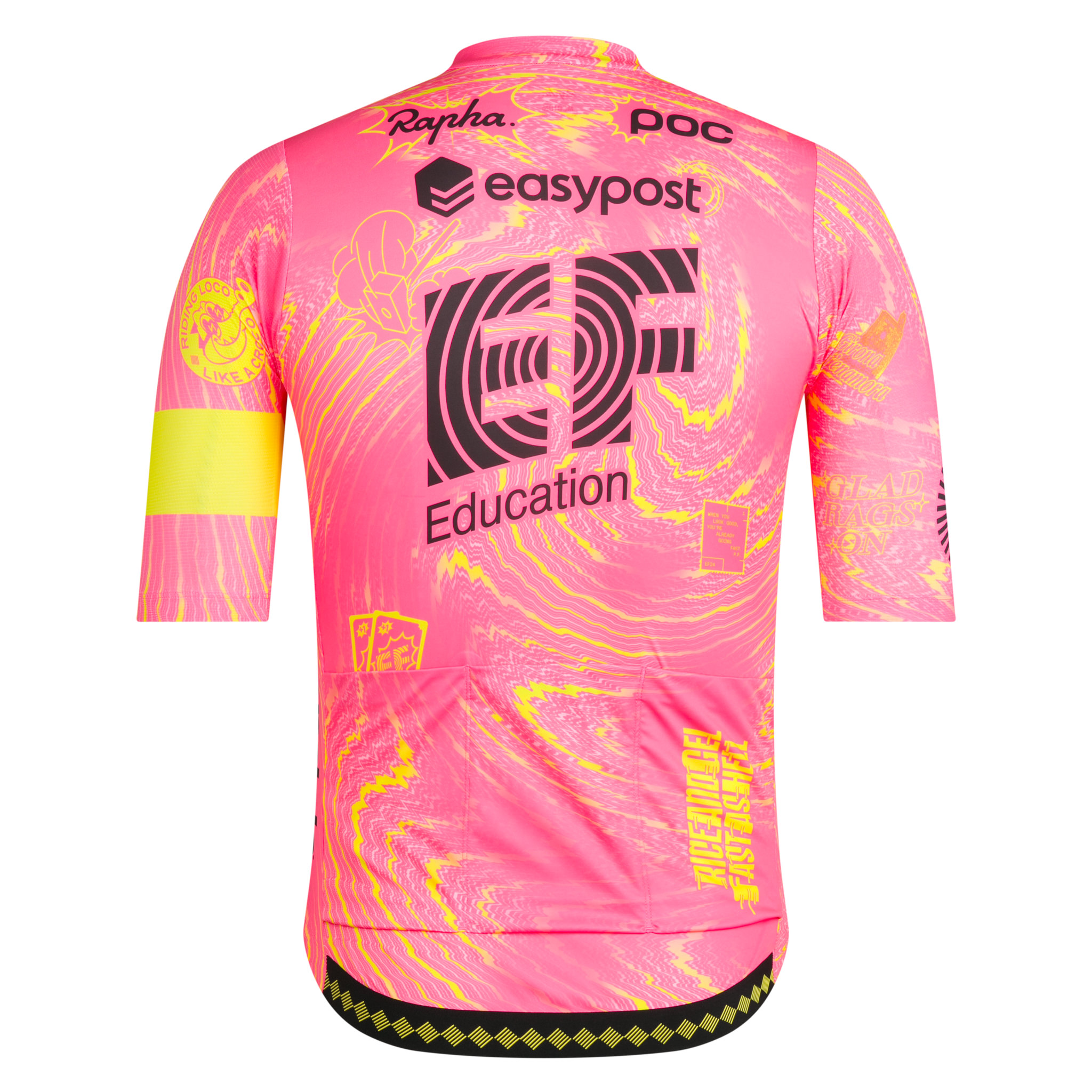 EF Education-EasyPost Men&apos;s Pro Team Training Jersey EF Main Kit