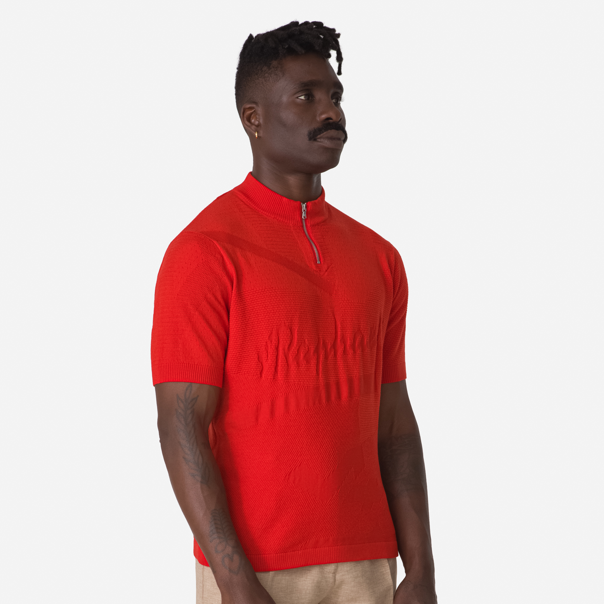 1121-Men-apos-s-St-Raphael-Quarter-Zip-Knit-Red-5.jpg Men's St Raphael Quarter Zip Knit Red