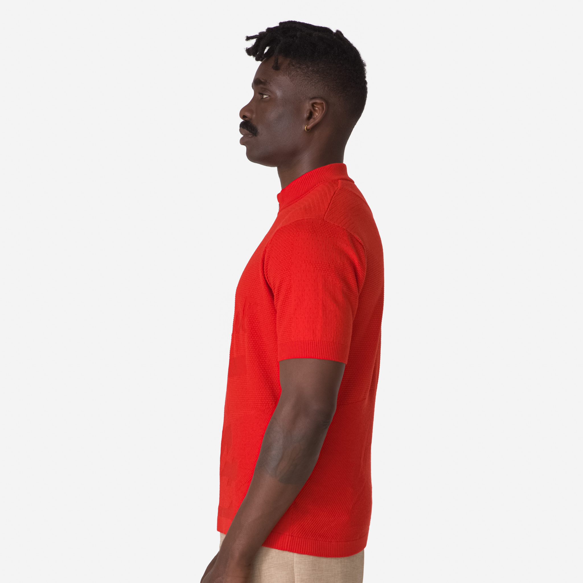 1121-Men-apos-s-St-Raphael-Quarter-Zip-Knit-Red-6.jpg Men's St Raphael Quarter Zip Knit Red