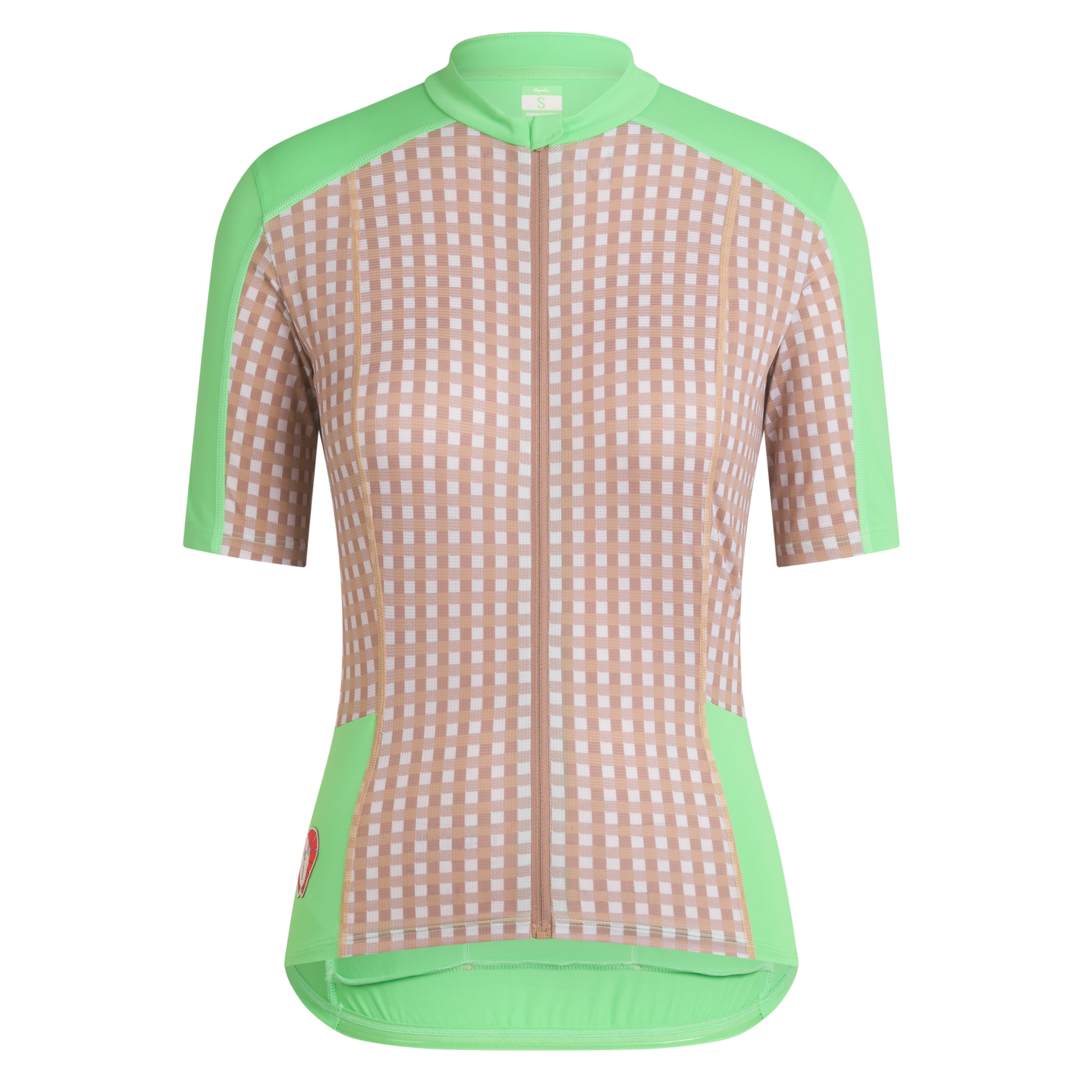 Rapha + Shrimps Jersey Gingham Print/Summer Green