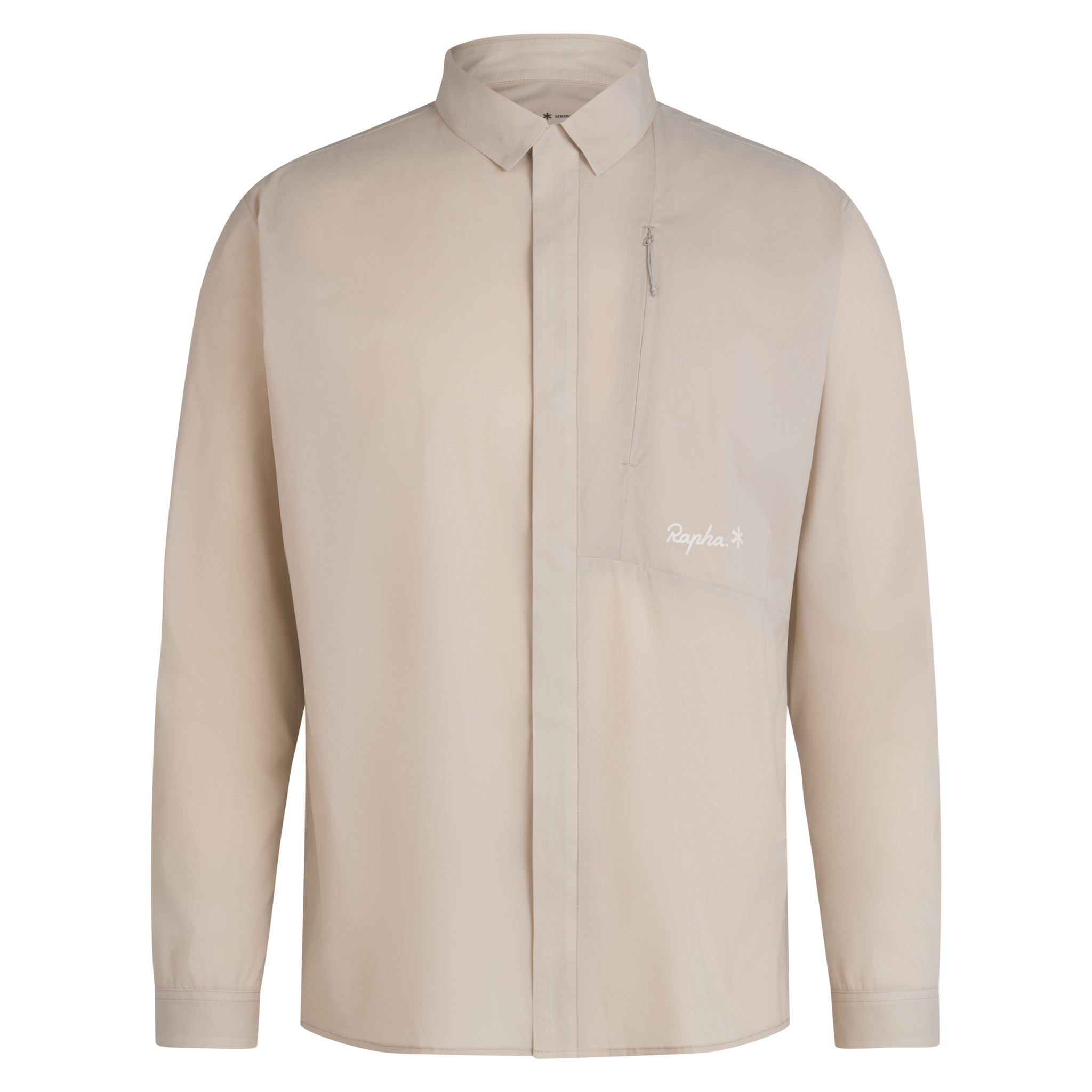 Men&apos;s Rapha + Snow Peak DWR Light Shirt Stone/Off-White