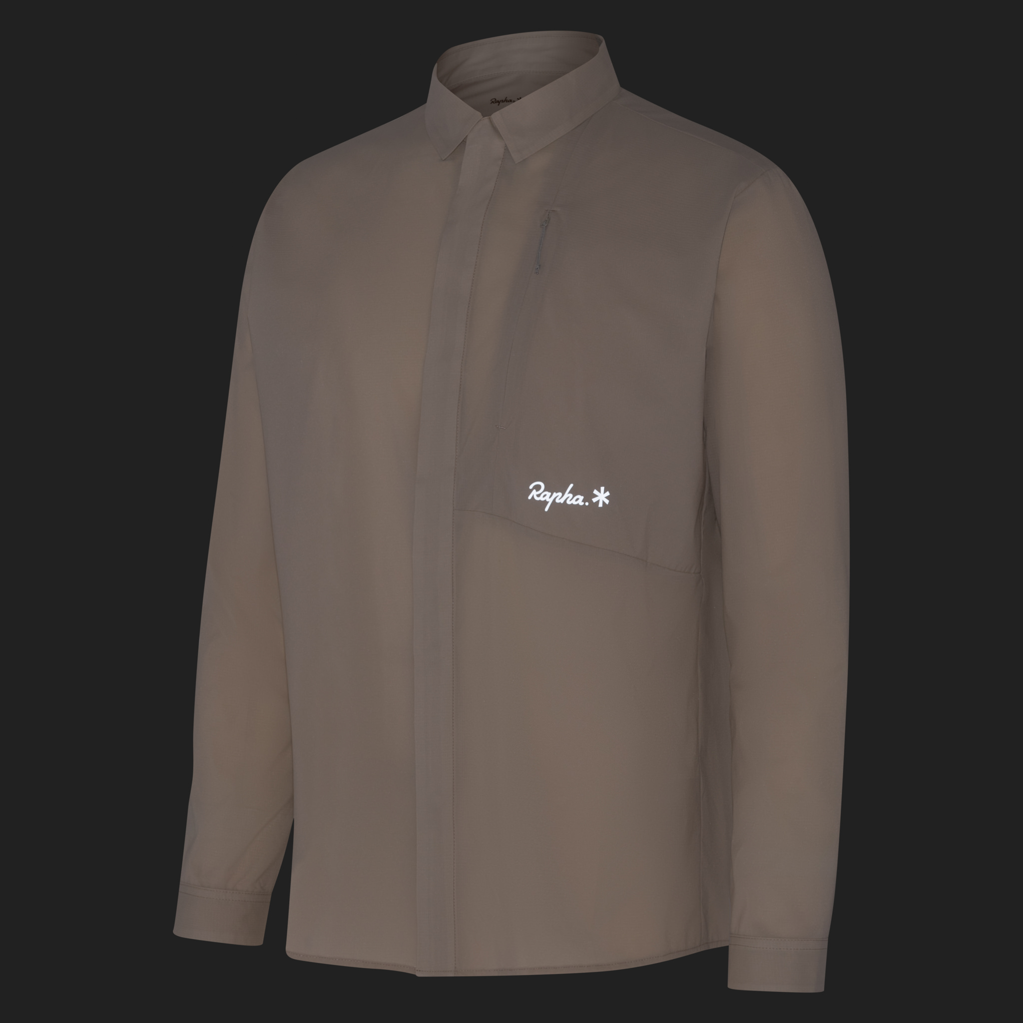 1165-Men-apos-s-Rapha-Snow-Peak-DWR-Light-Shirt-Stone-Off-White-4.jpg Men's Rapha + Snow Peak DWR Light Shirt Stone/Off-White