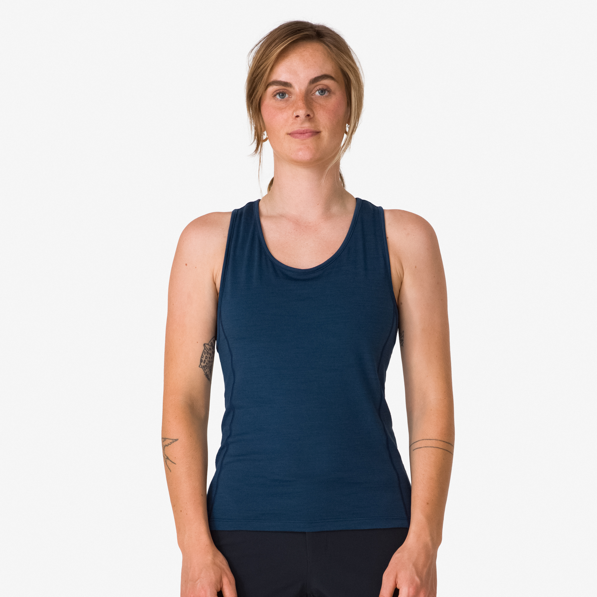 1296-Women-apos-s-Trail-Merino-Tank-Deep-Blue-Black-3.jpg Women's Trail Merino Tank Deep Blue/Black
