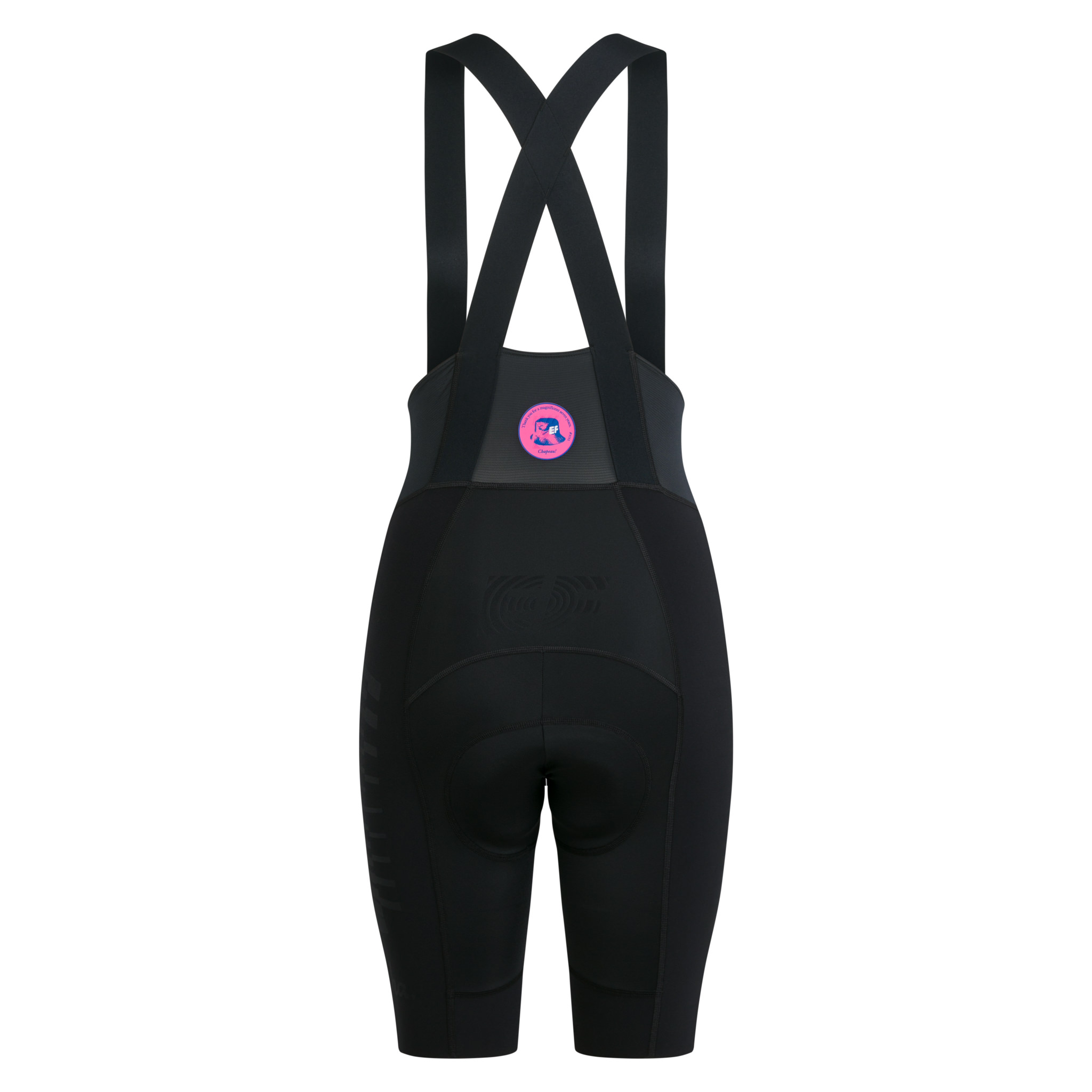EF Women&apos;s Pro Team Bib Shorts III Long - Blackout Multicolour