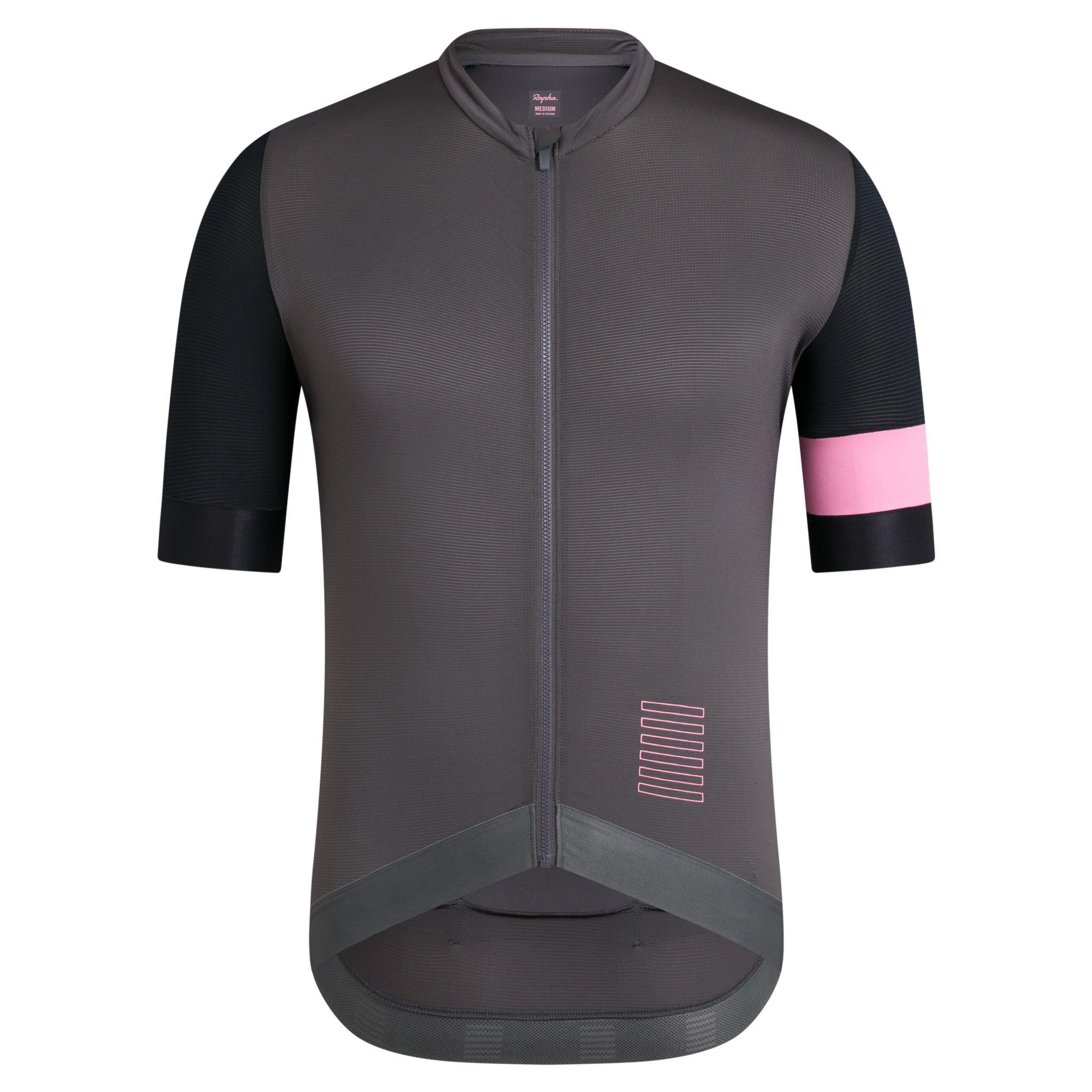 Men&apos;s Pro Team Training Jersey Carbon Grey/Black/Pink