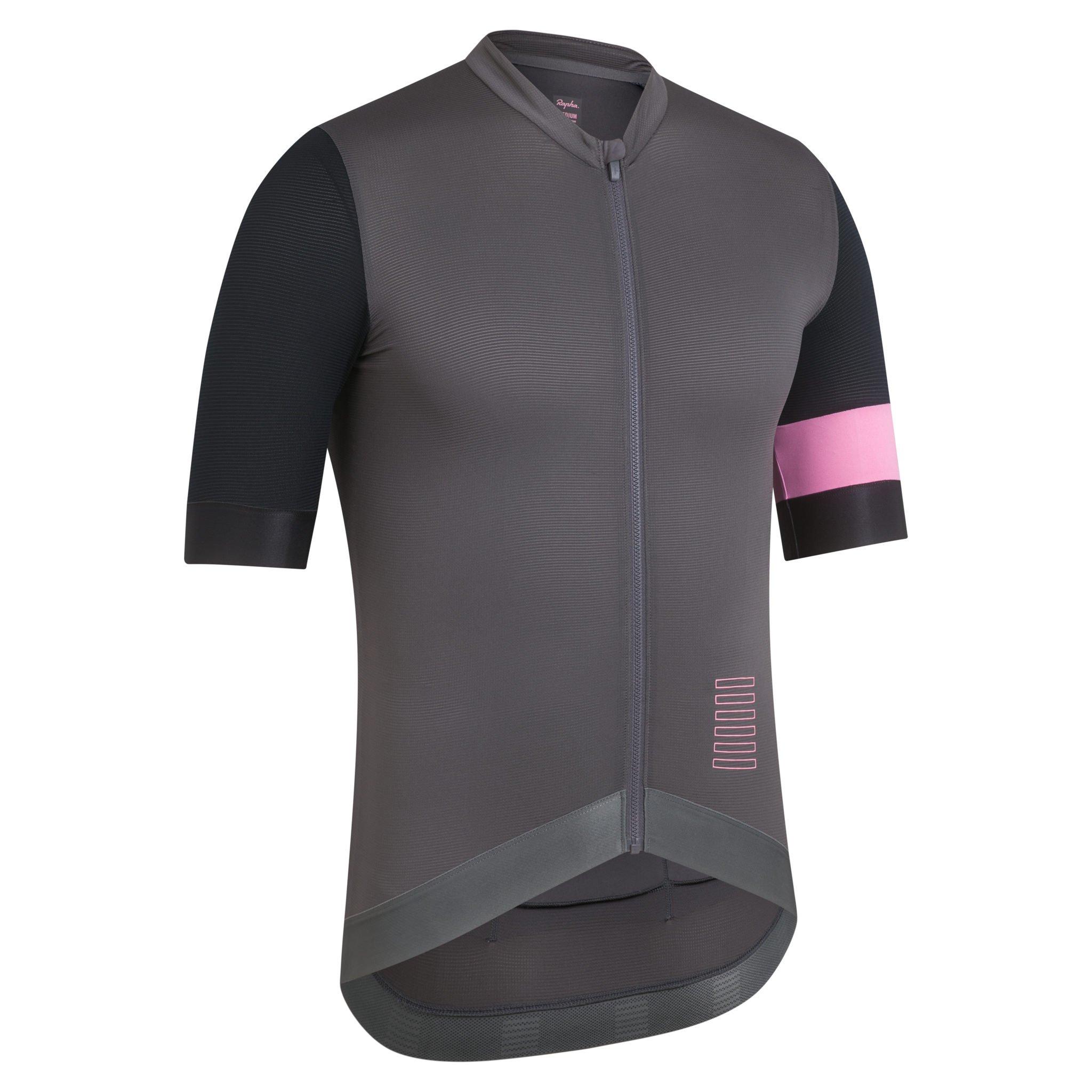 1517-Men-apos-s-Pro-Team-Training-Jersey-Carbon-Grey-Black-Pink-3.jpg Men's Pro Team Training Jersey Carbon Grey/Black/Pink