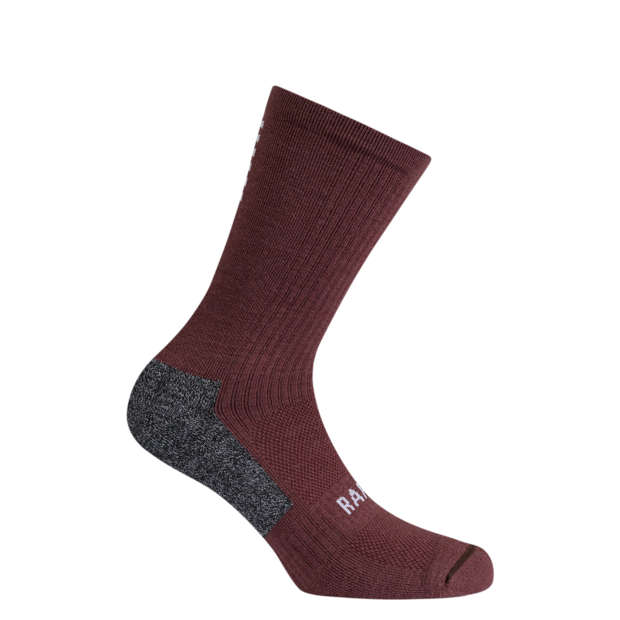 Pro Team Winter Socks Walnut Brown/White