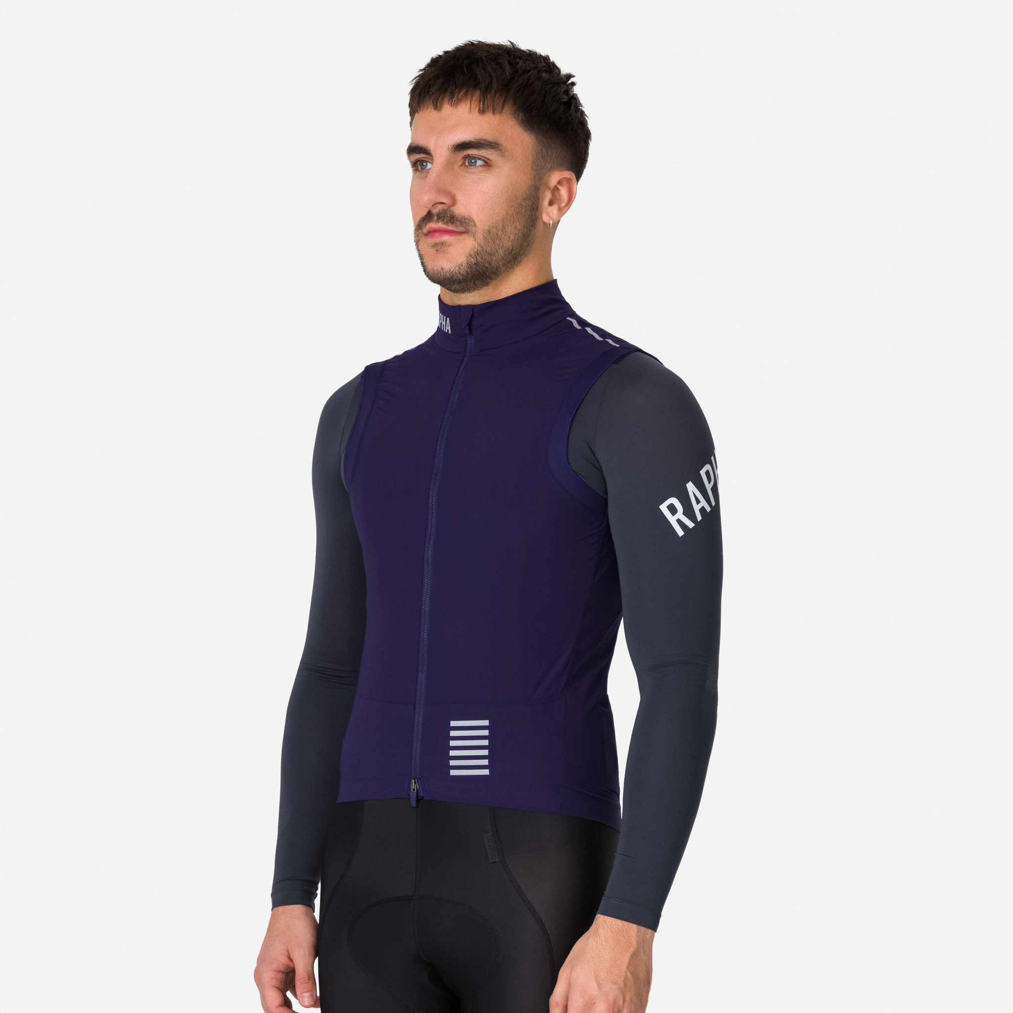 1595-Men-apos-s-Pro-Team-Lightweight-Gilet-Navy-Purple-Silver-Reflective-4.jpg Men's Pro Team Lightweight Gilet Navy Purple / Silver Reflective