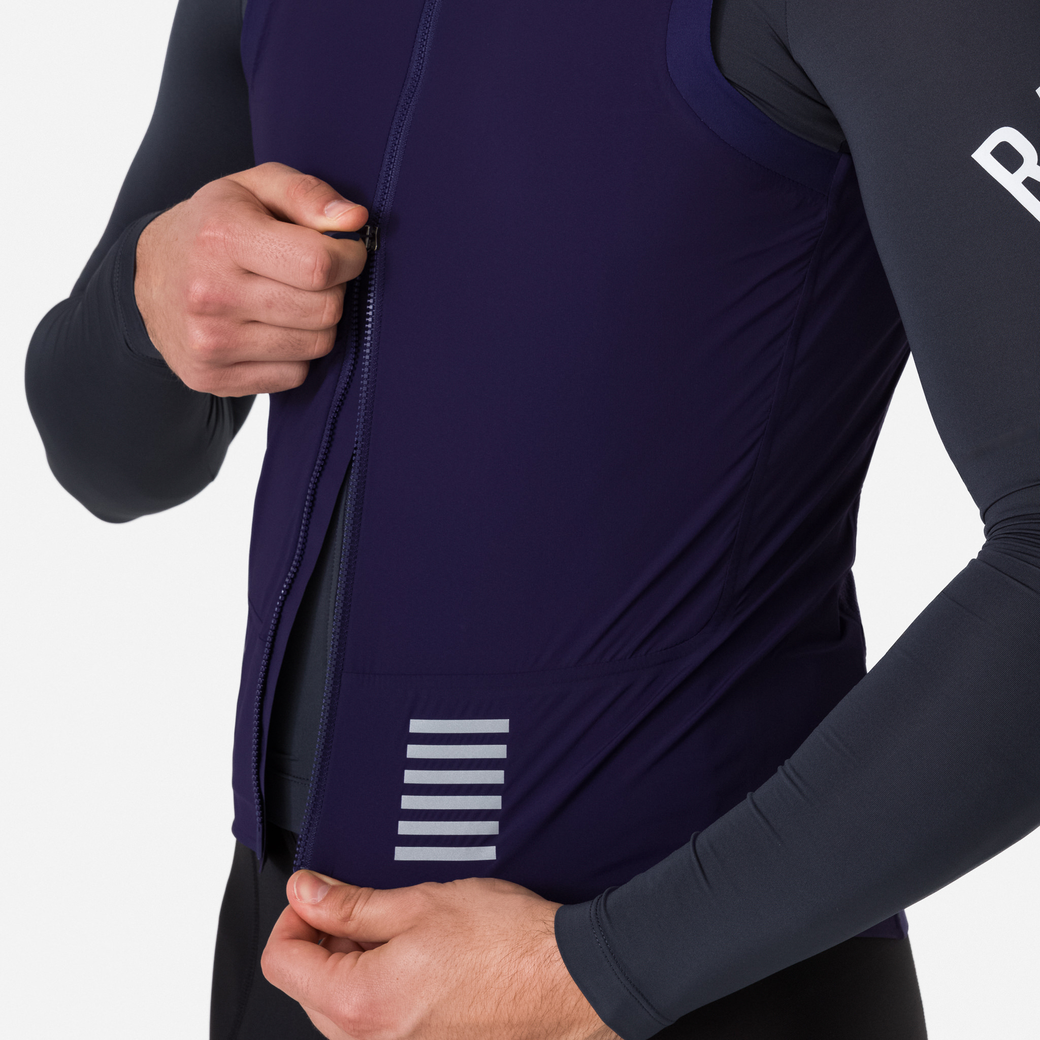 1595-Men-apos-s-Pro-Team-Lightweight-Gilet-Navy-Purple-Silver-Reflective-6.jpg Men's Pro Team Lightweight Gilet Navy Purple / Silver Reflective