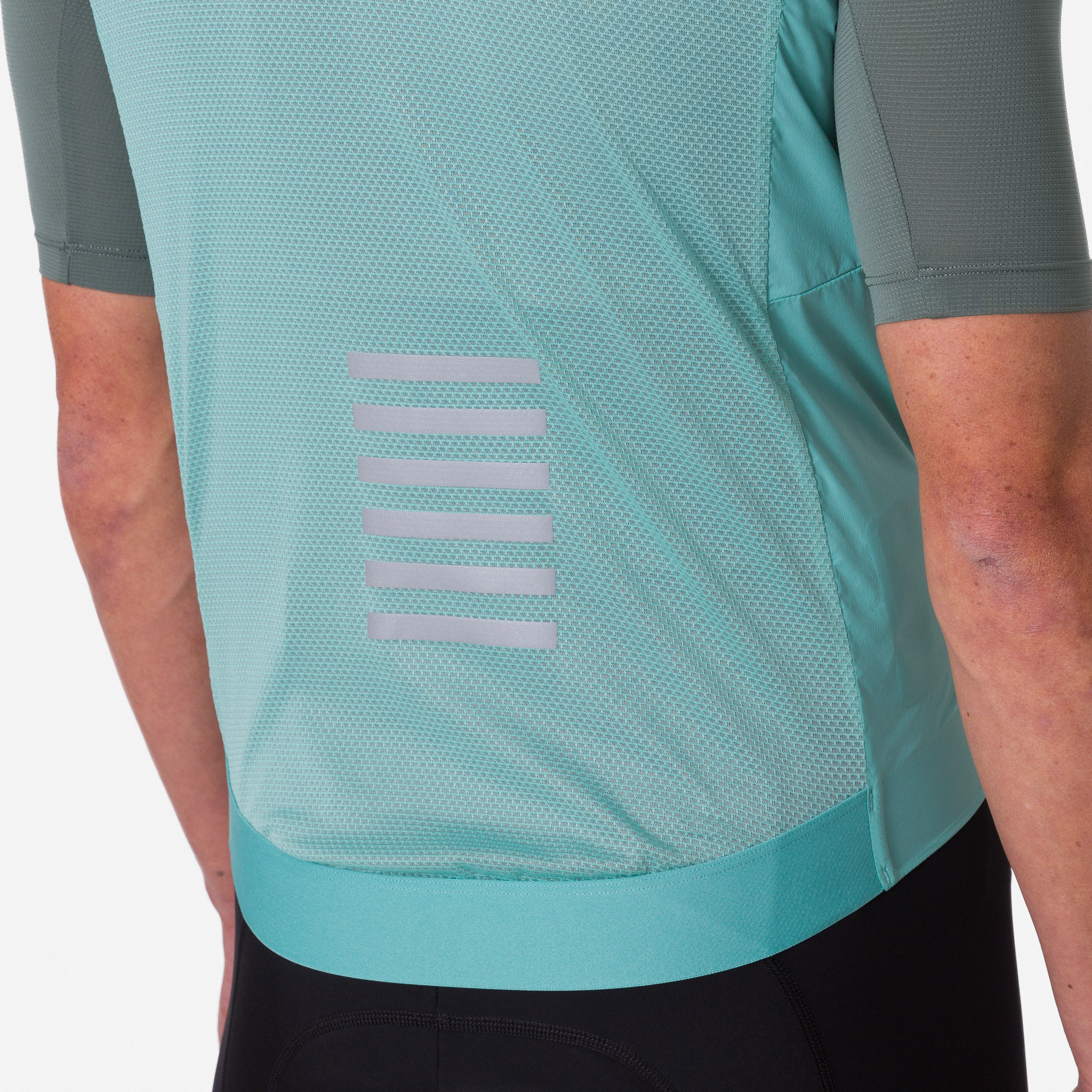 1637-Men-apos-s-Pro-Team-Gilet-II-Lagoon-Silver-Reflective-6.jpg Men's Pro Team Gilet II Lagoon / Silver Reflective