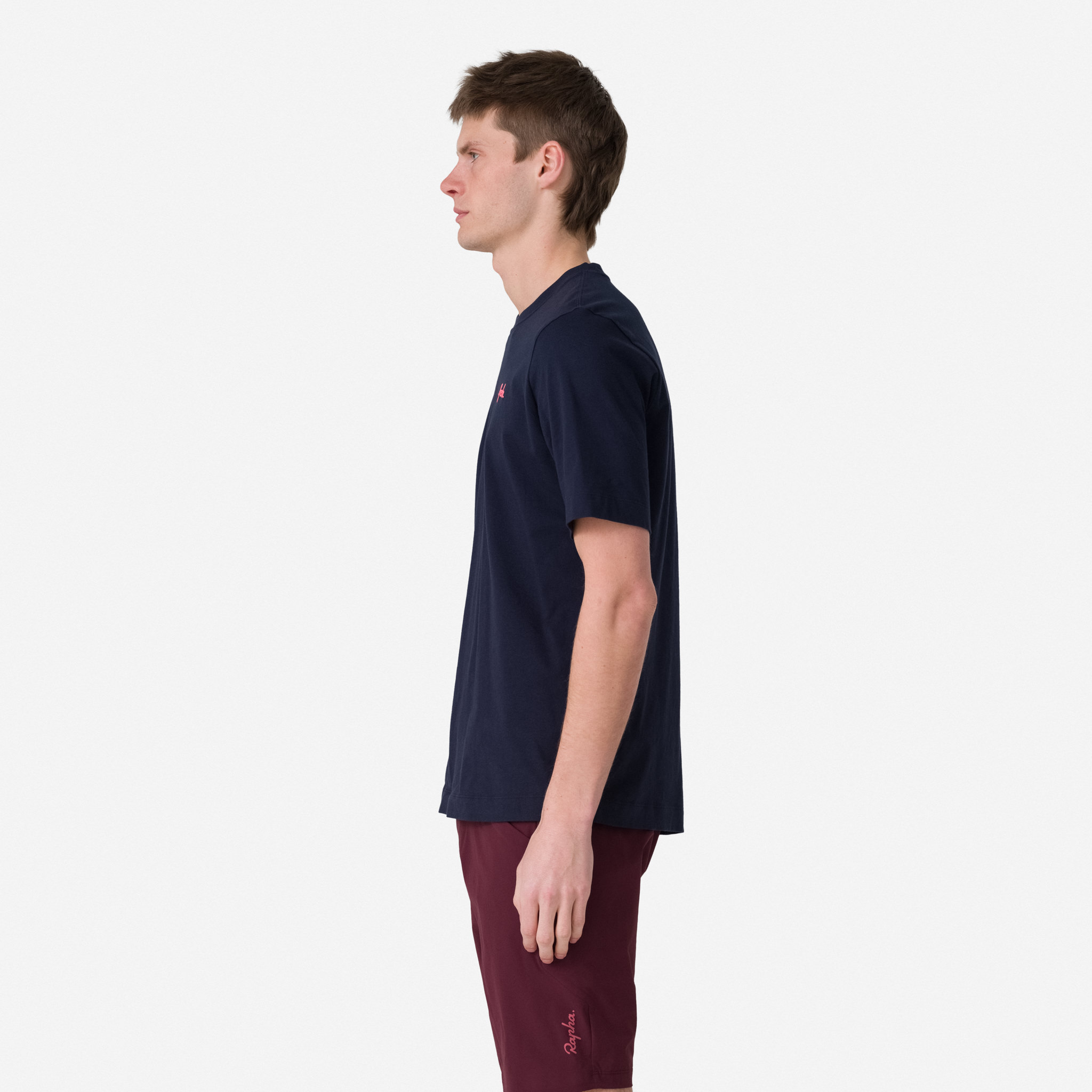 1651-Men-apos-s-Logo-T-Shirt-Dark-Navy-Hi-Vis-Pink-6.jpg Men's Logo T-Shirt Dark Navy/Hi-Vis Pink