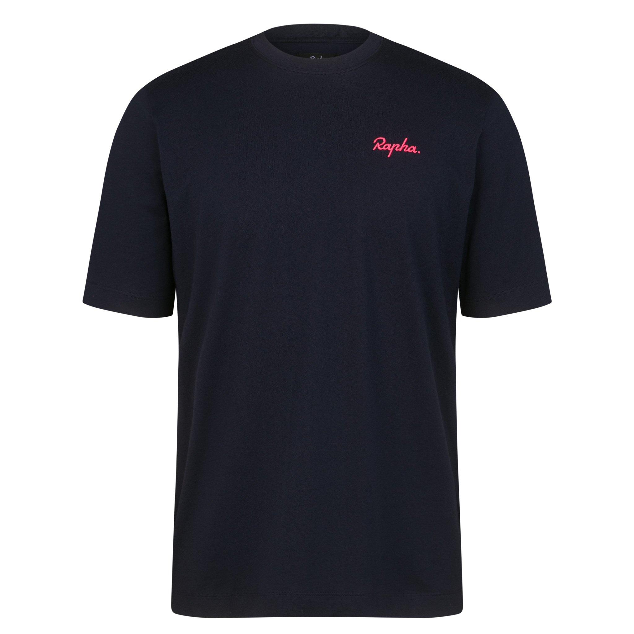 1651-Men-apos-s-Logo-T-Shirt-Dark-Navy-Hi-Vis-Pink-7.jpg Men's Logo T-Shirt Dark Navy/Hi-Vis Pink