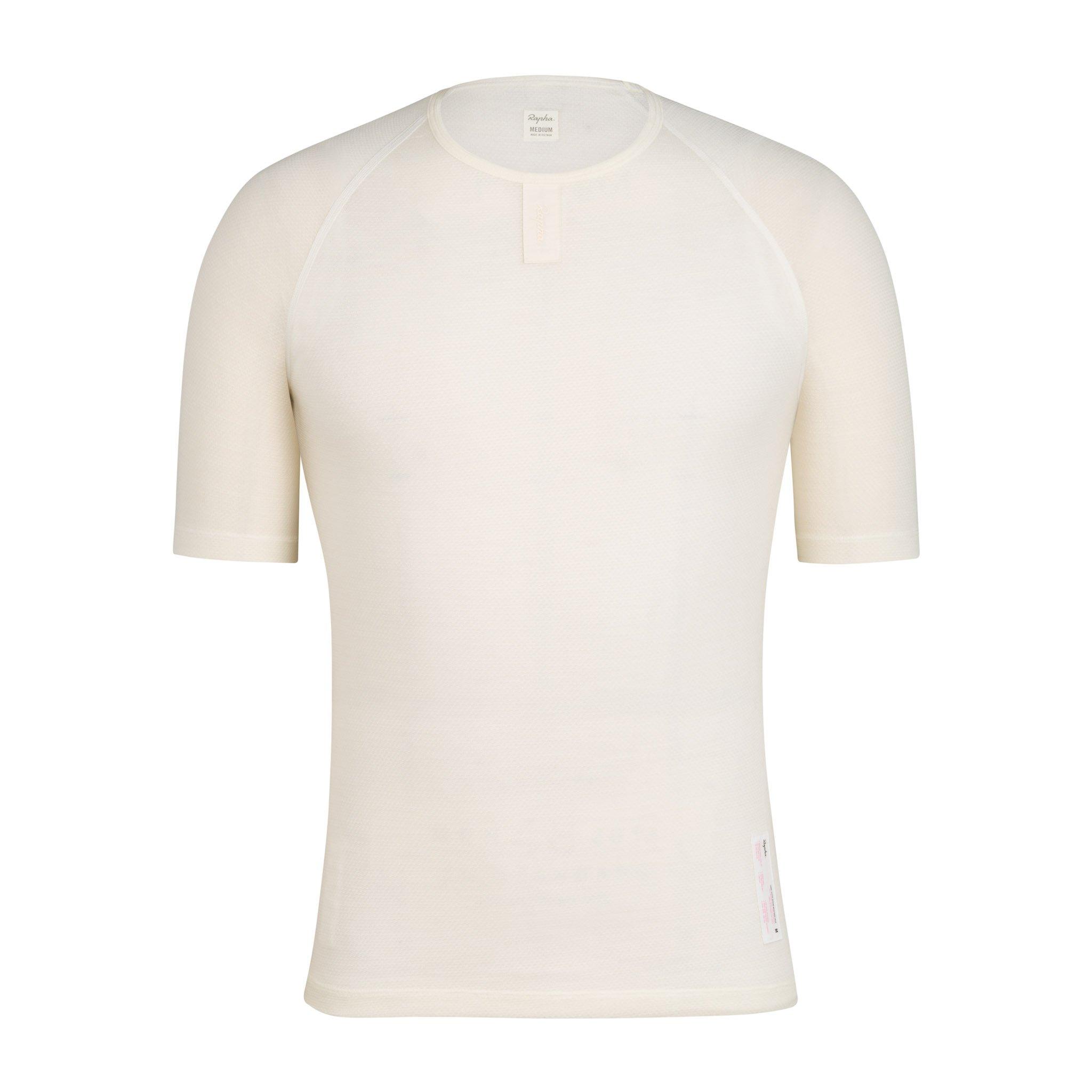 Men&apos;s Merino Mesh Base Layer - Short Sleeve Cream