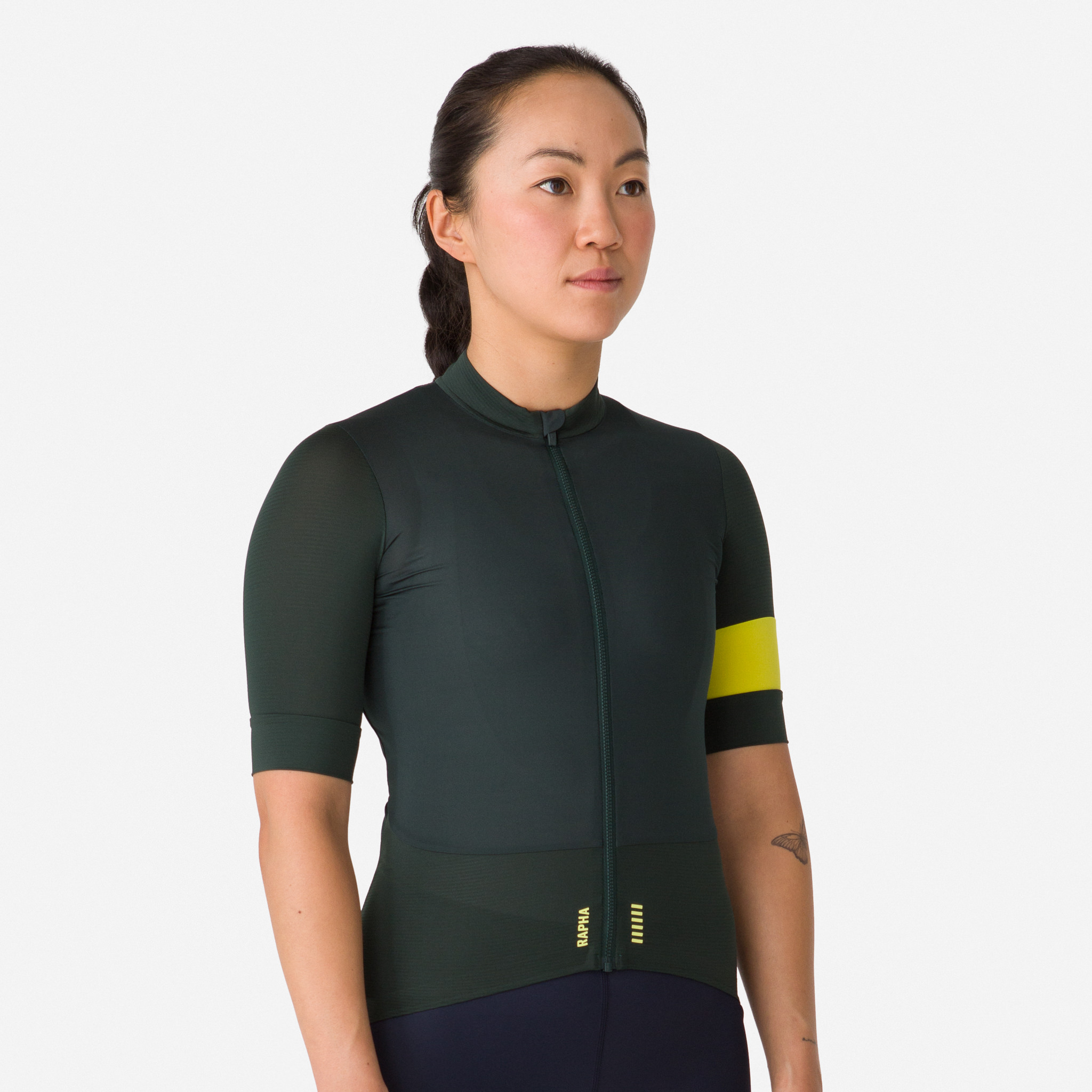 1679-Women-apos-s-Pro-Team-Jersey-Dark-Grey-Chartreuse-4.jpg Women's Pro Team Jersey Dark Grey/Chartreuse