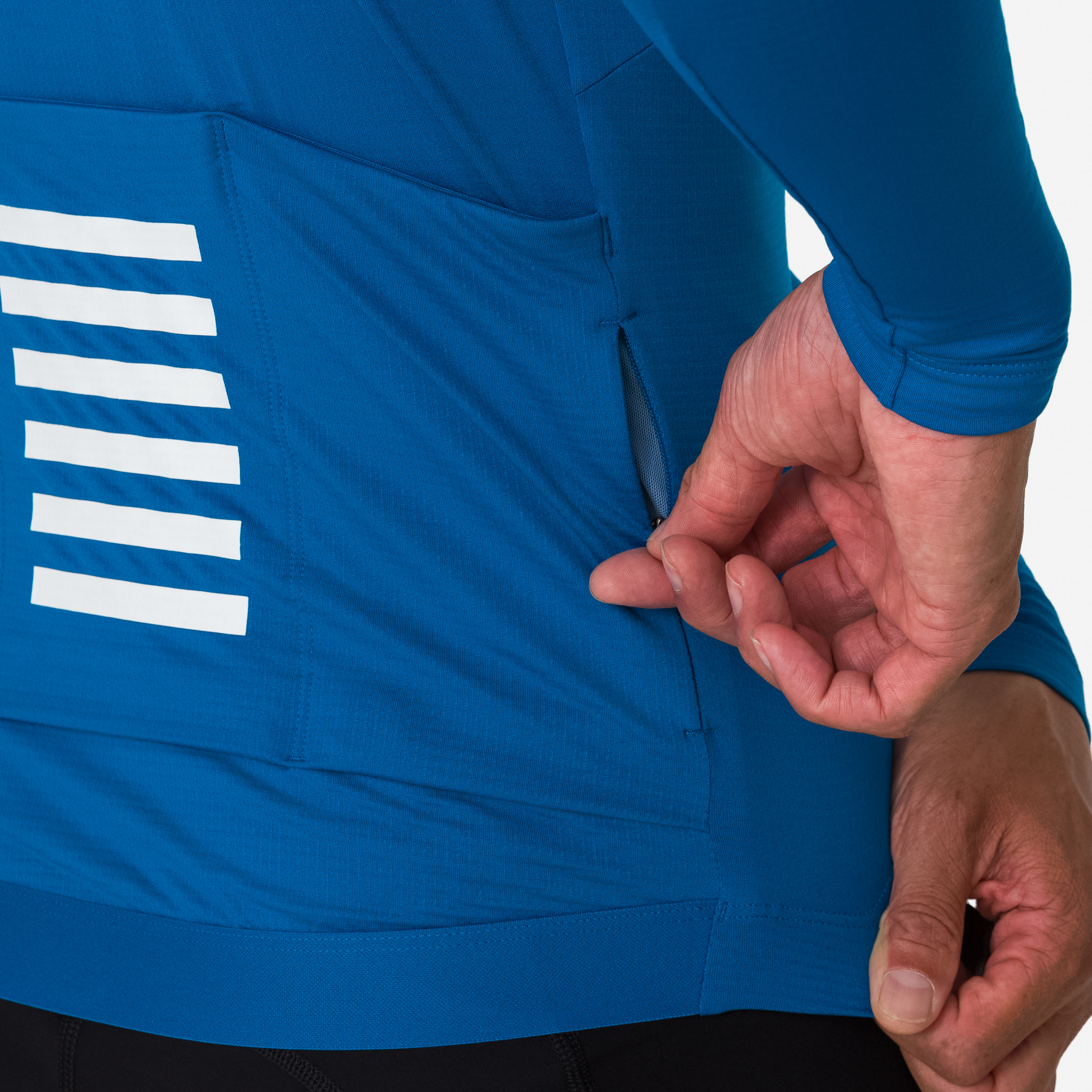 1800-Men-apos-s-Pro-Team-Long-Sleeve-Midweight-Jersey-Petrol-Blue-White-5.jpg Men's Pro Team Long Sleeve Midweight Jersey Petrol Blue/White