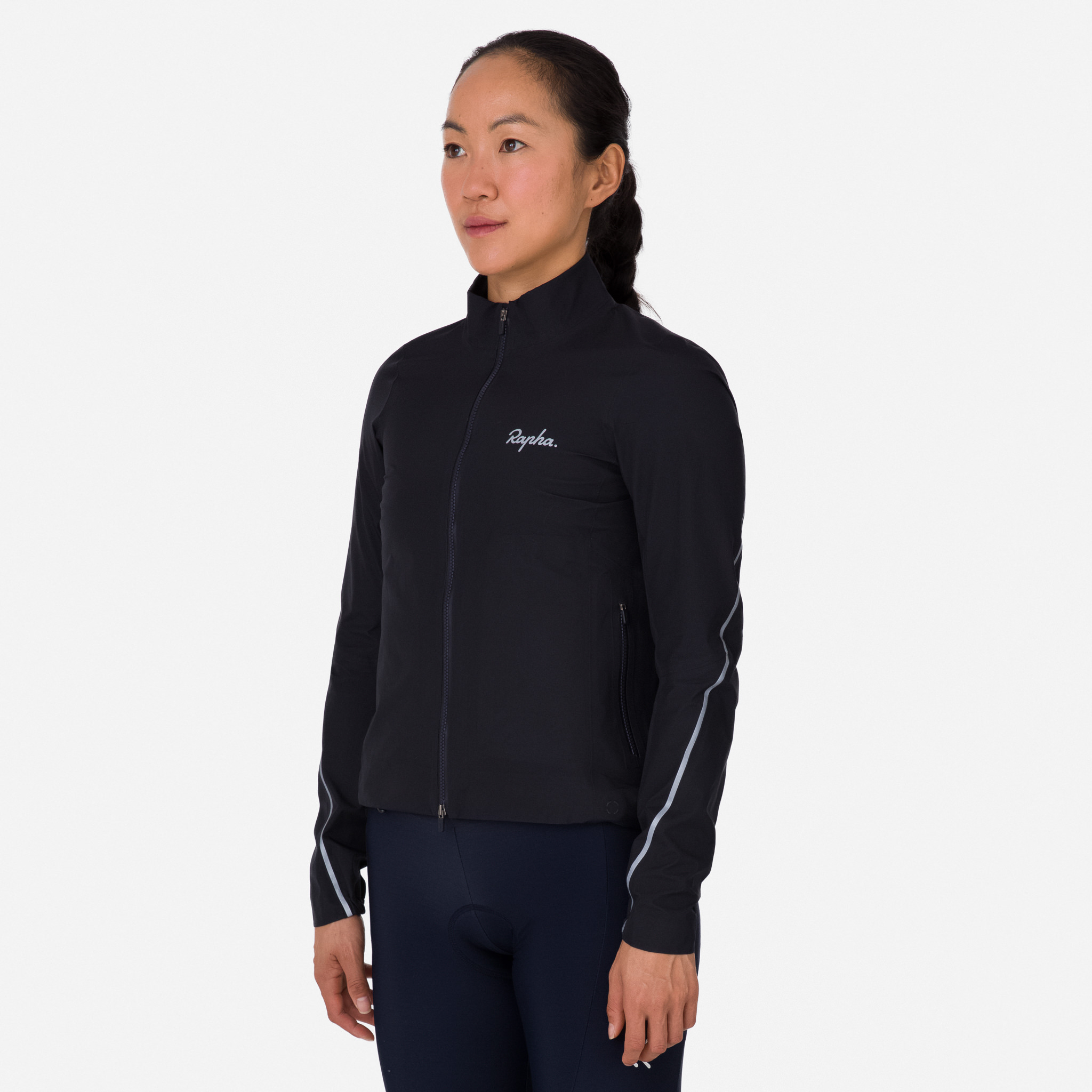1858-Women-apos-s-Rapha-Gore-Tex-Rain-Jacket-Black-Silver-4.jpg Women's Rapha Gore-Tex Rain Jacket Black/Silver
