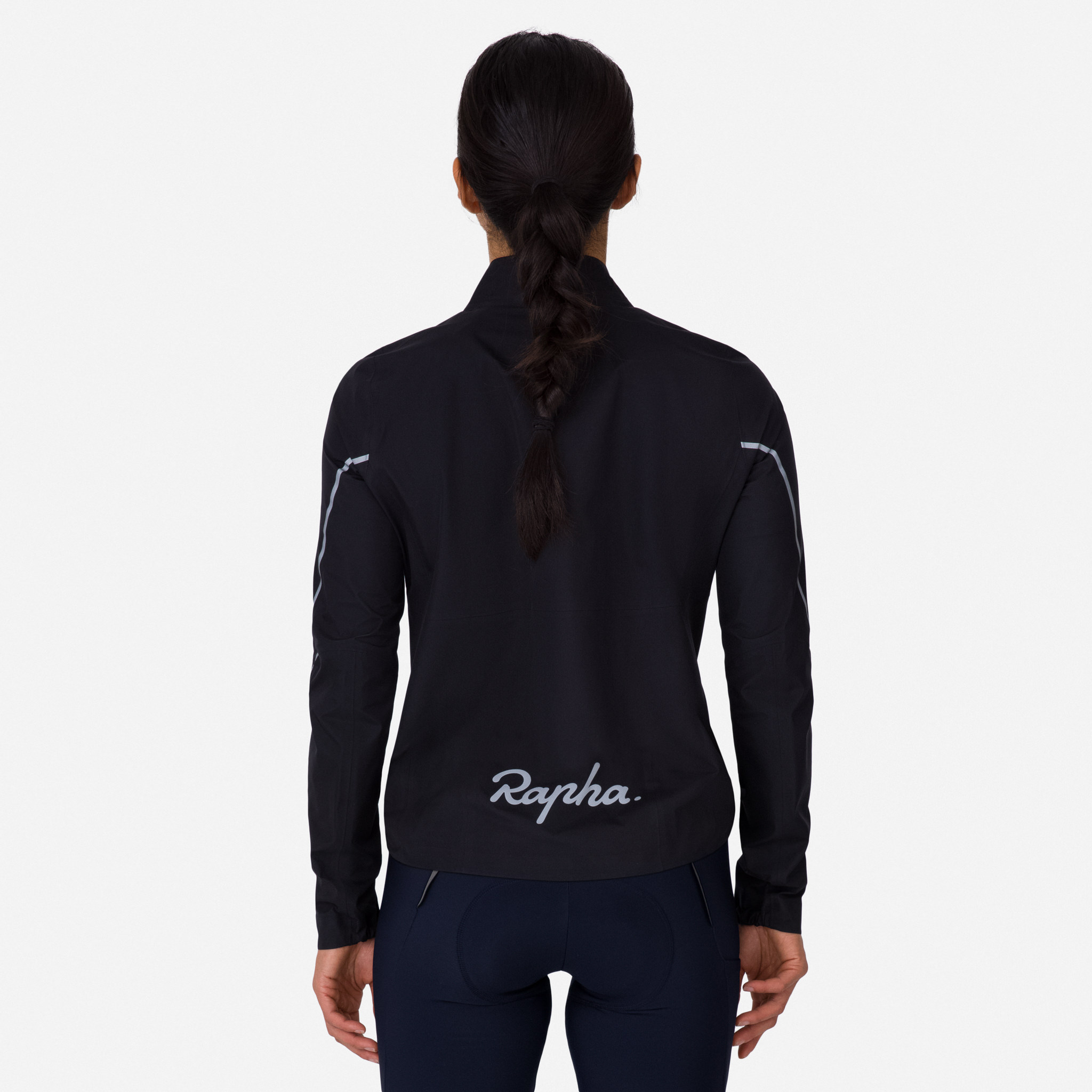 1858-Women-apos-s-Rapha-Gore-Tex-Rain-Jacket-Black-Silver-5.jpg Women's Rapha Gore-Tex Rain Jacket Black/Silver