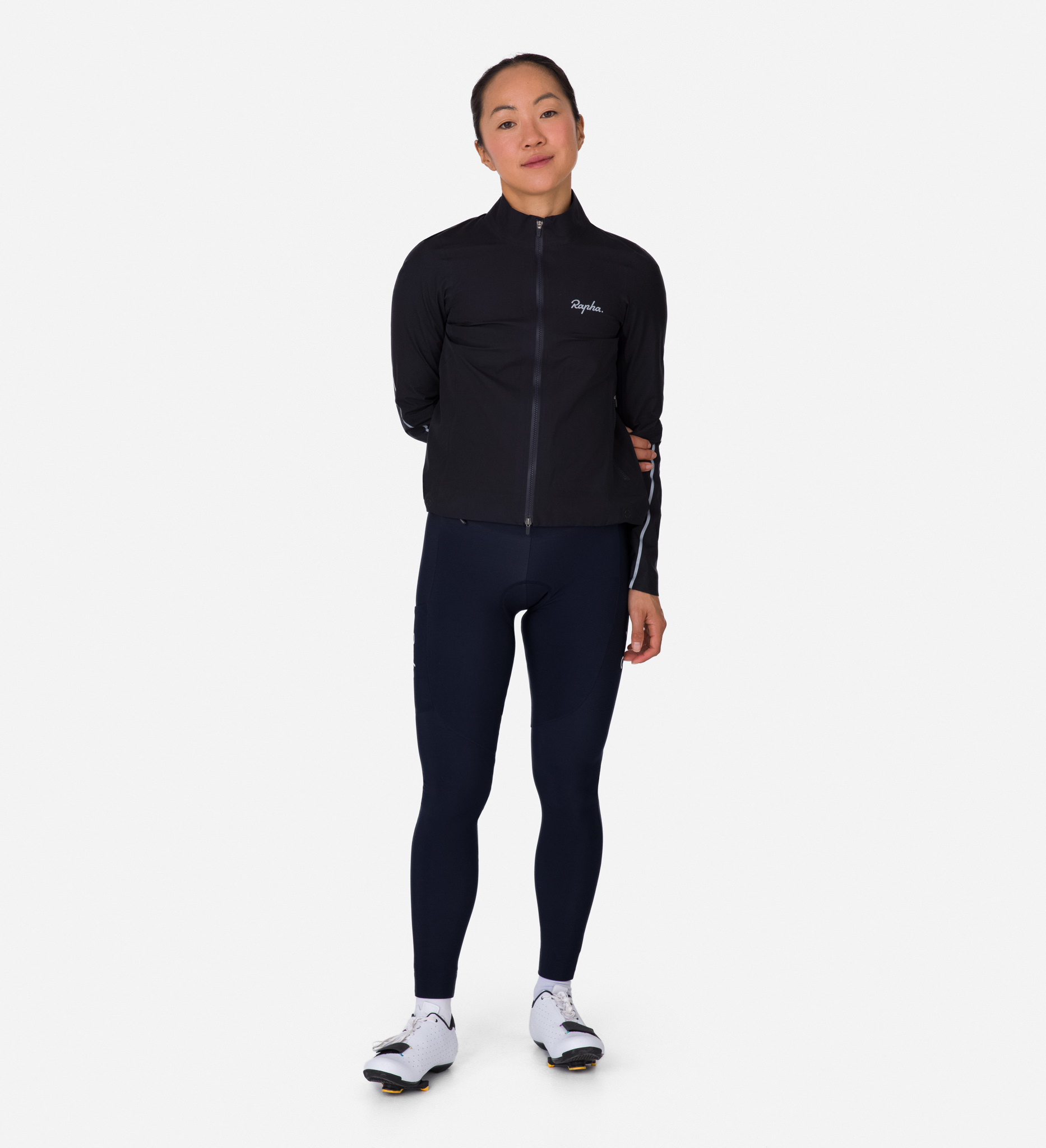 1858-Women-apos-s-Rapha-Gore-Tex-Rain-Jacket-Black-Silver-6.jpg Women's Rapha Gore-Tex Rain Jacket Black/Silver