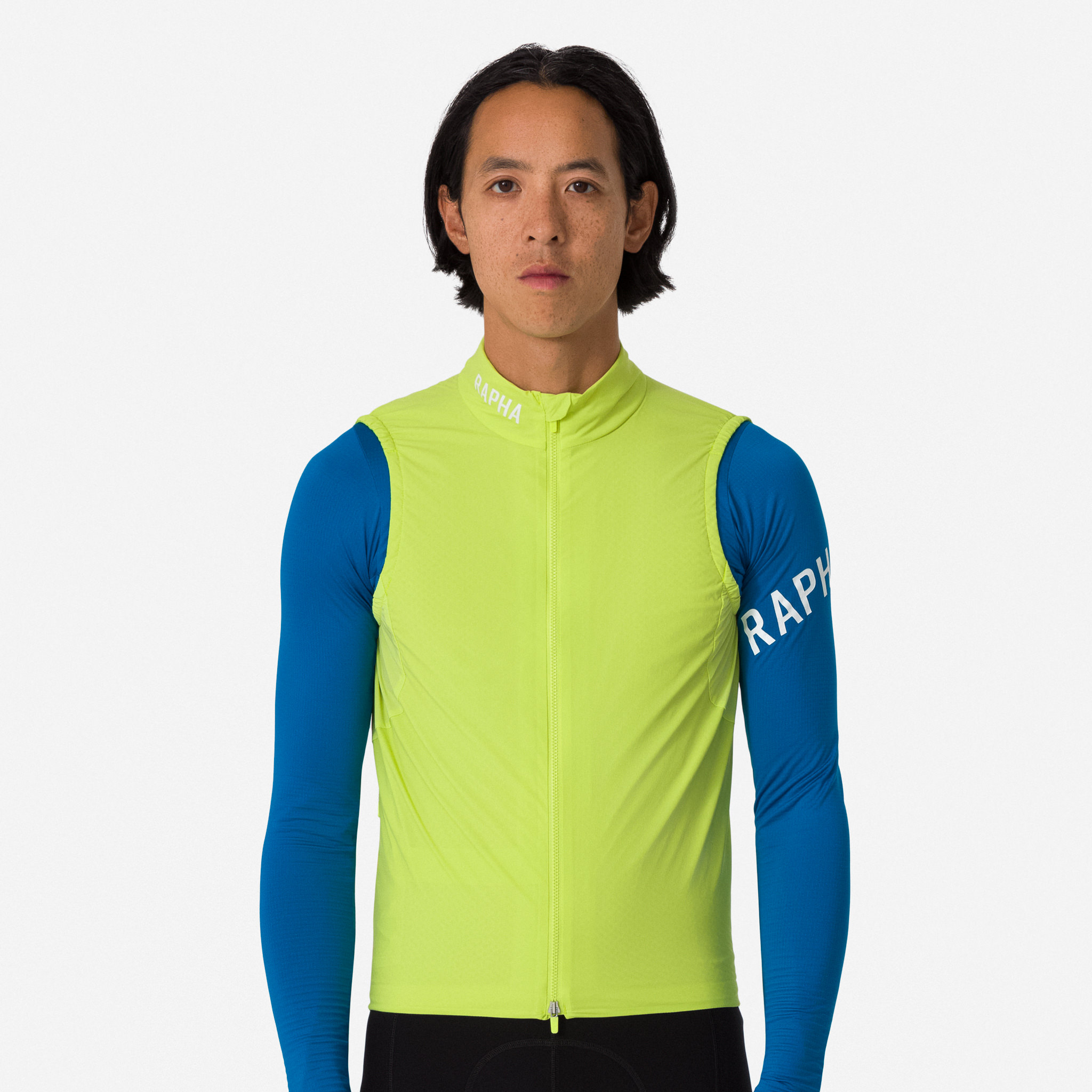 1877-Men-apos-s-Pro-Team-Insulated-Gilet-Lime-Green-White-3.jpg Men's Pro Team Insulated Gilet Lime Green/White