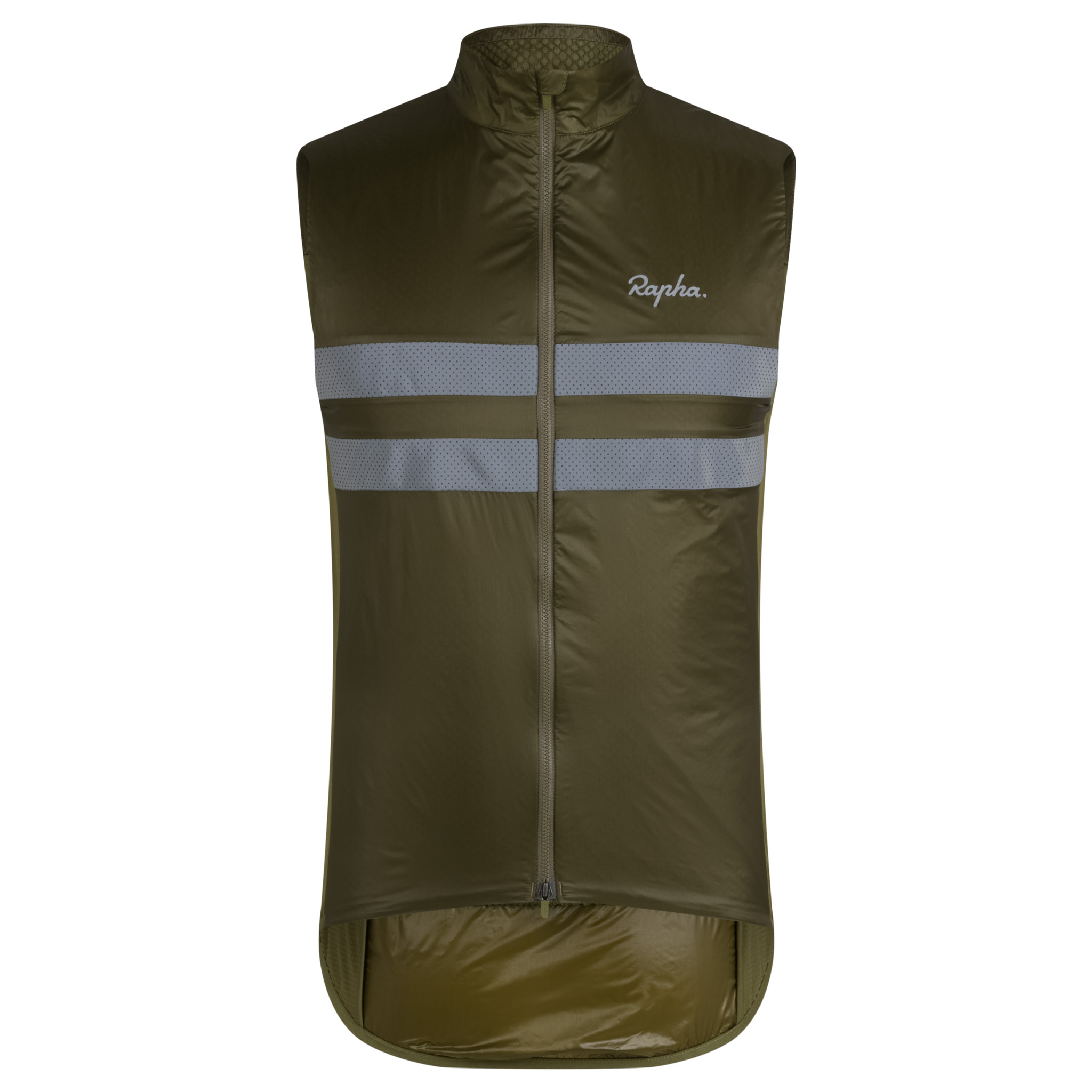 Men&apos;s Brevet Insulated Gilet Dark Khaki/Silver