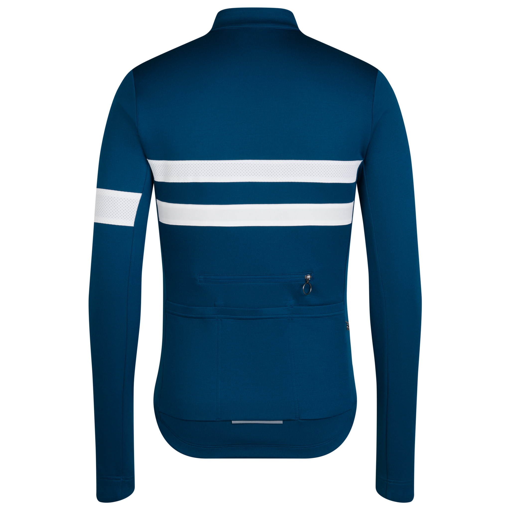 Men&apos;s Brevet Long Sleeve Jersey Jewelled Blue/White