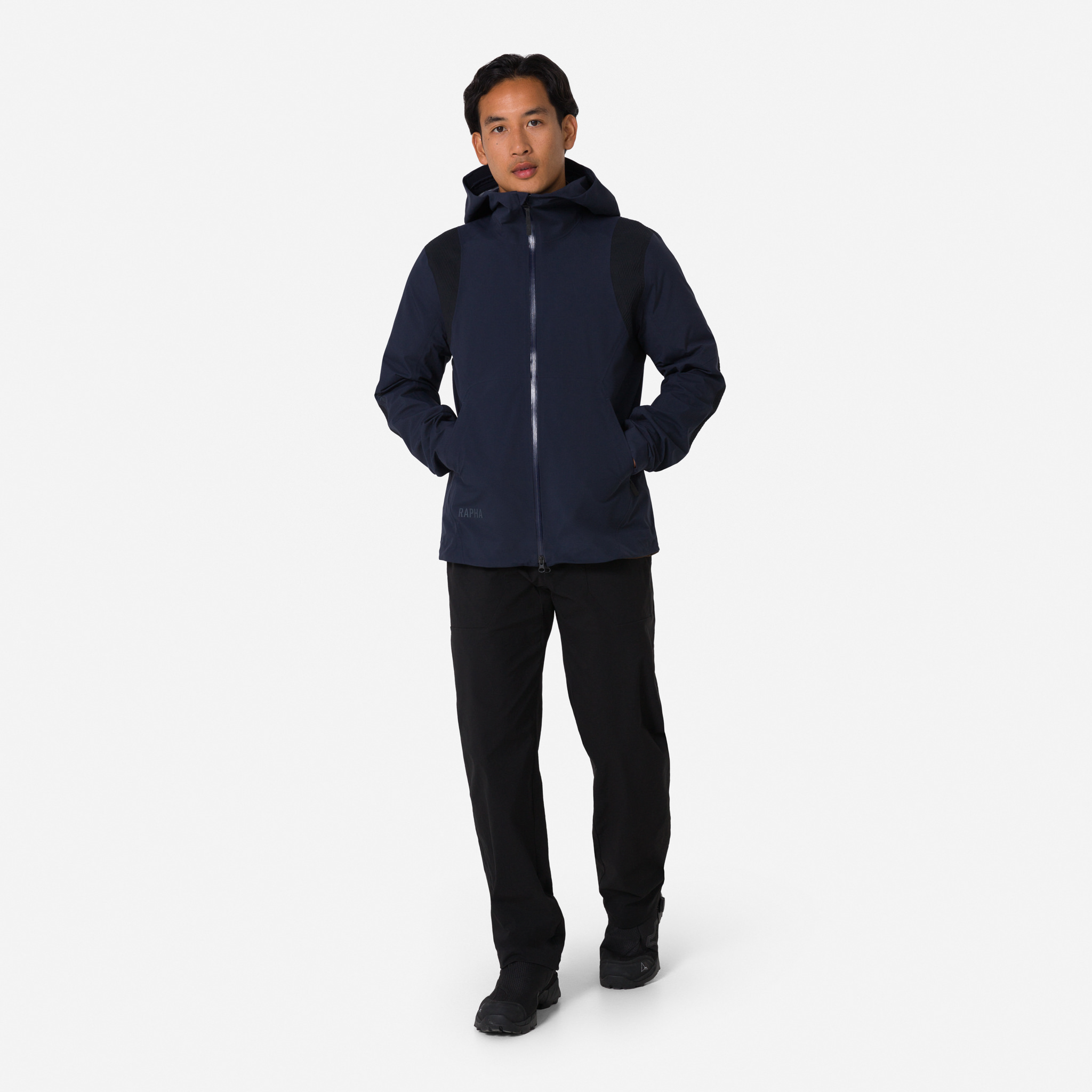 2040-Men-apos-s-Gore-Tex-Rain-Coat-Dark-Navy-Black-4.jpg Men's Gore-Tex Rain Coat Dark Navy / Black