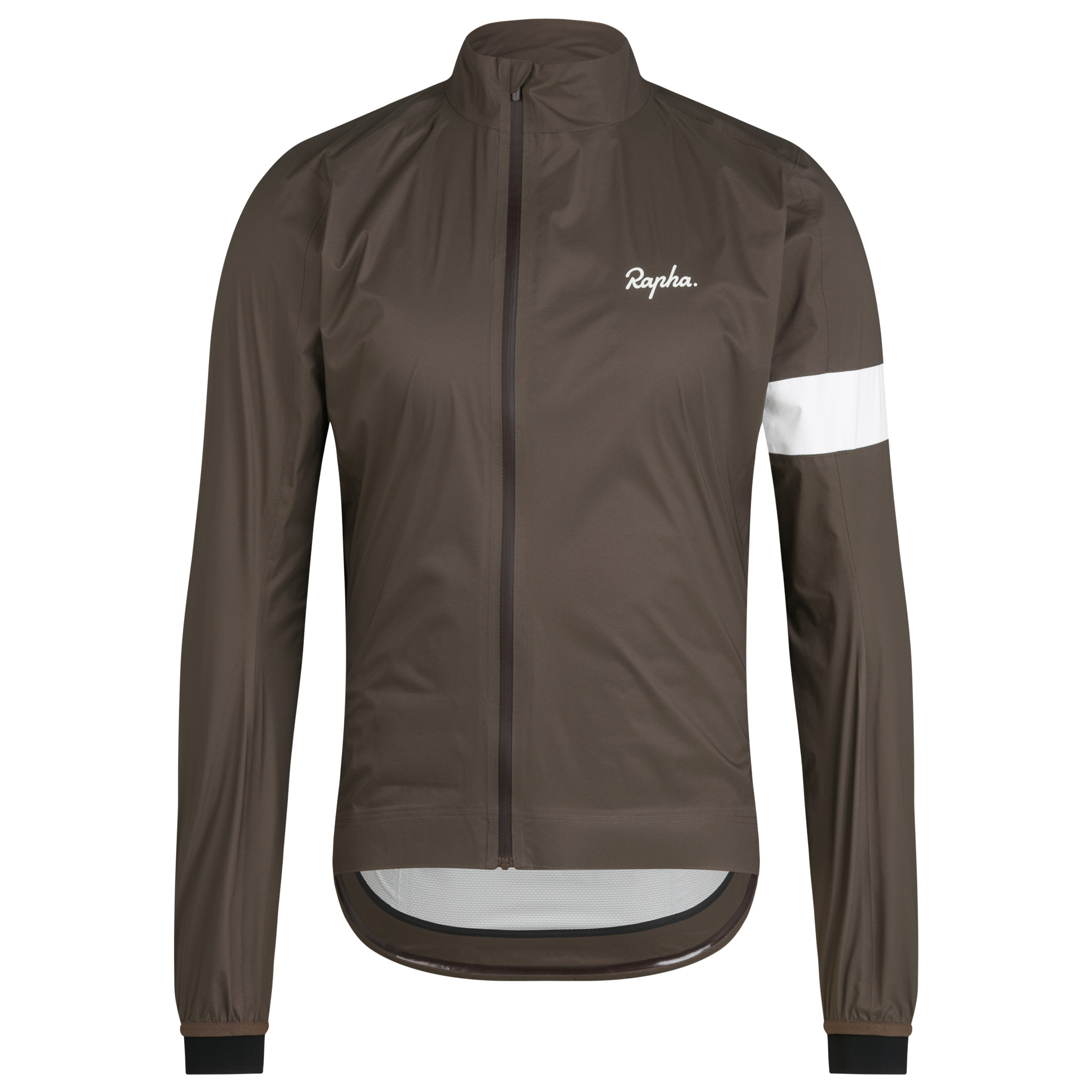 Men&apos;s Core Rain Jacket II Deep Coffee/White