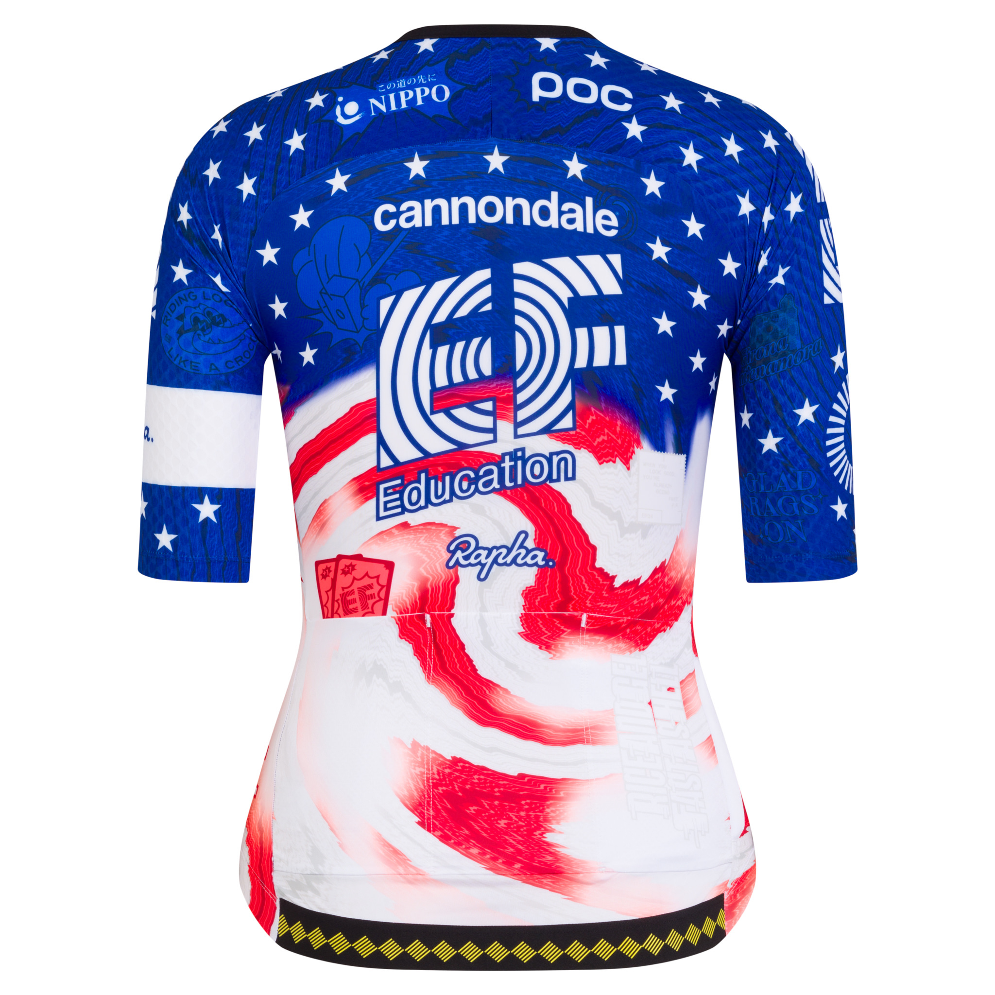 EF Women&apos;s Pro Team Aero Jersey - USA Multicolour