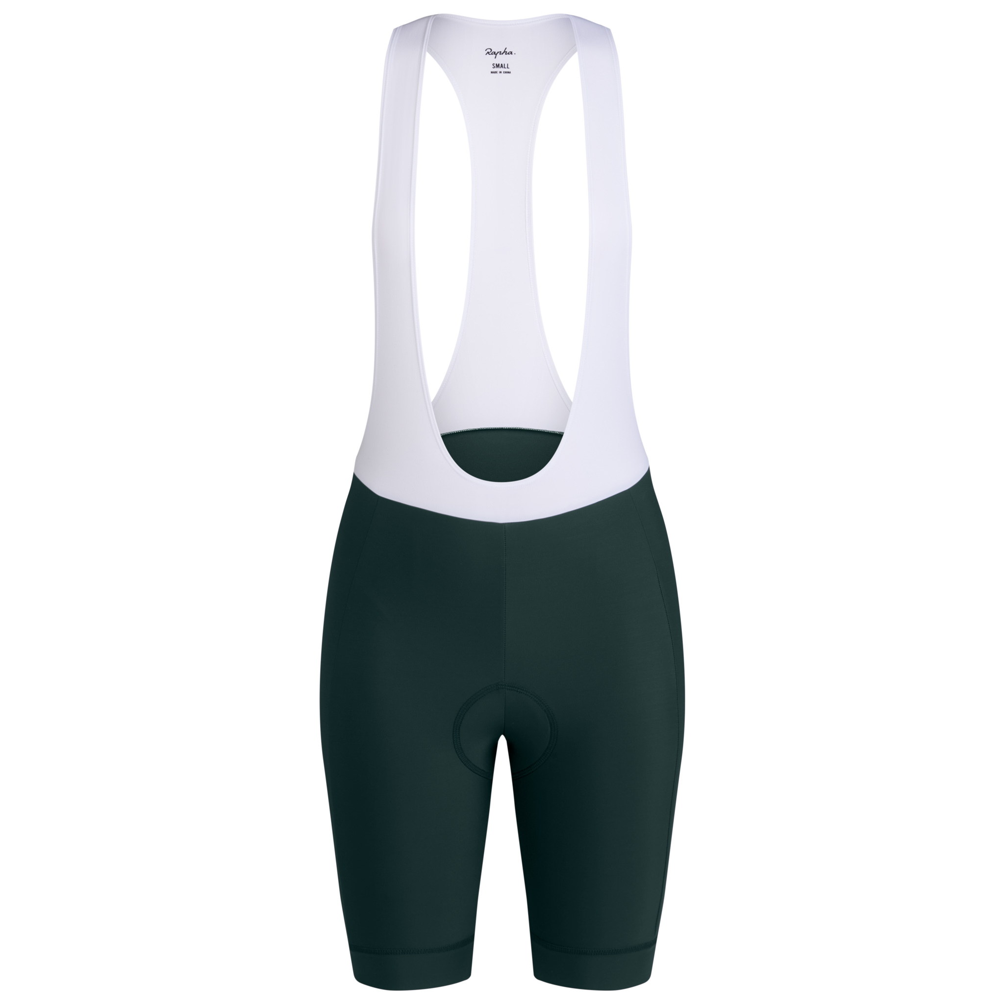 Women&apos;s Core Bib Shorts Forest Green / White