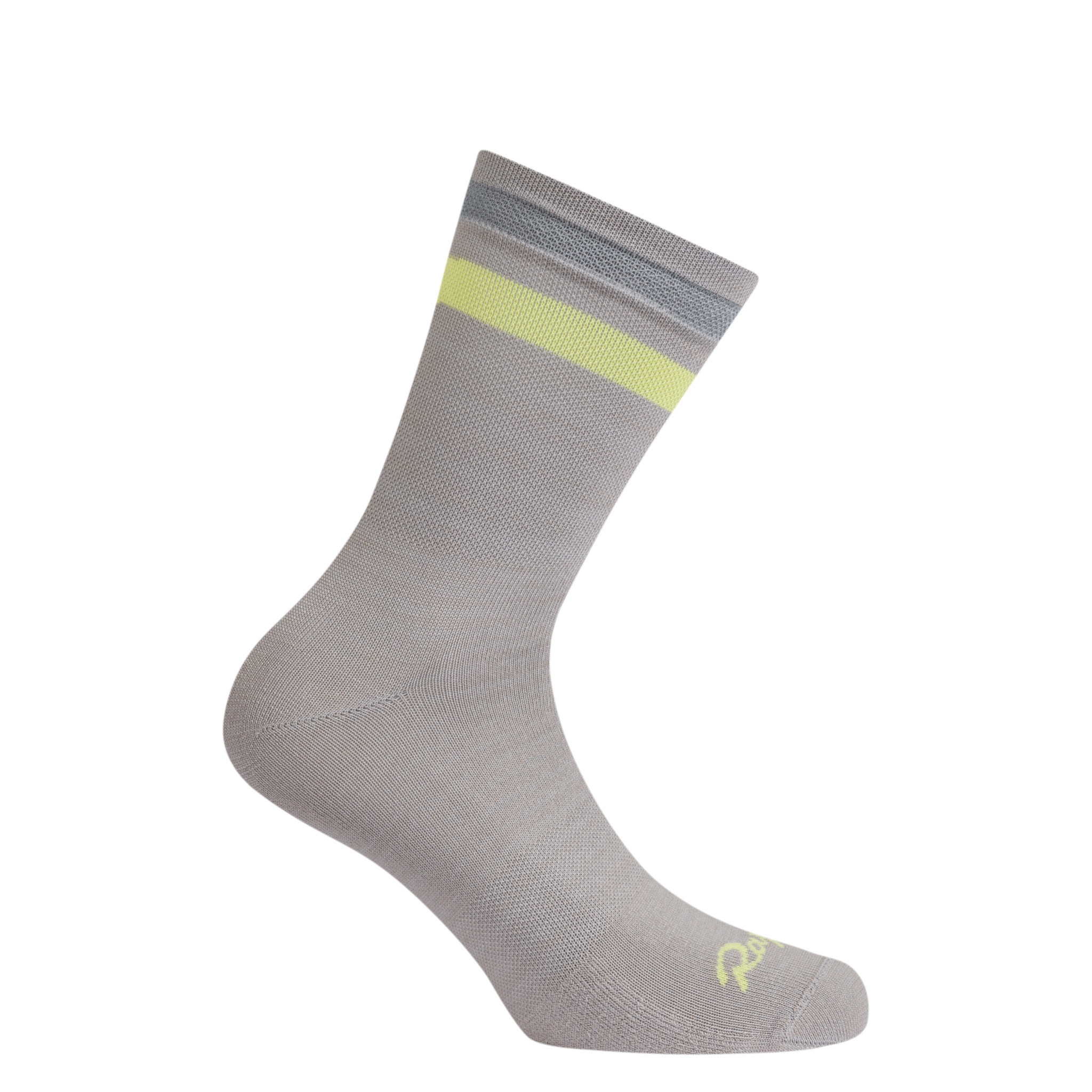 Reflective Brevet Socks - Regular Rock Ridge / Wild Lime