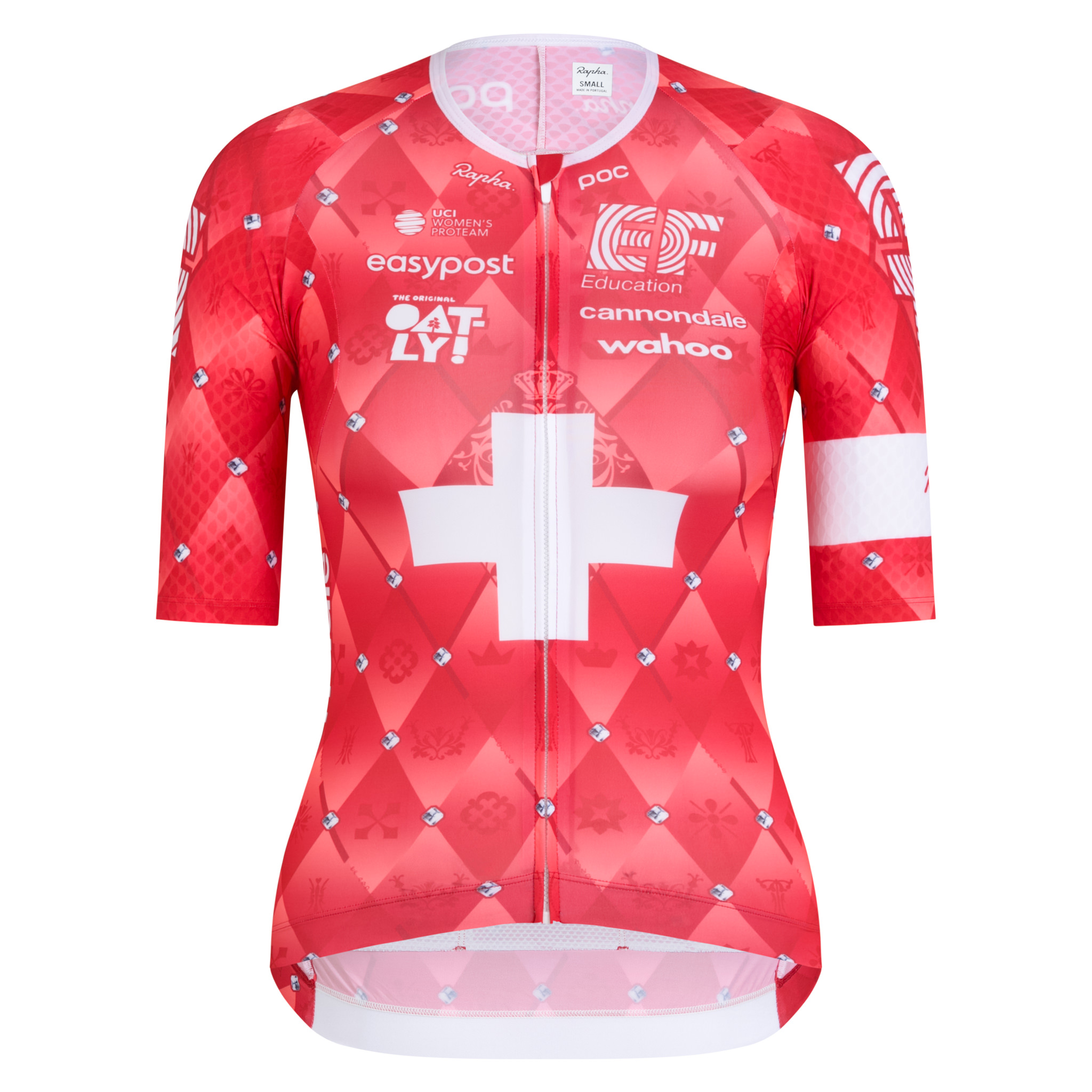 EF Women&apos;s Pro Team Aero Jersey - Switzerland Multicolour