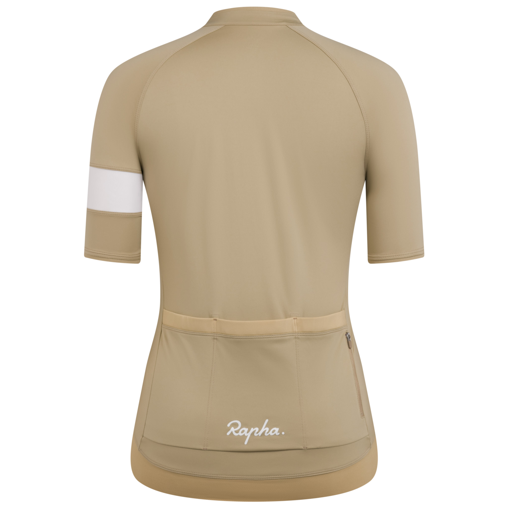 Women's Core Jersey Tan/White