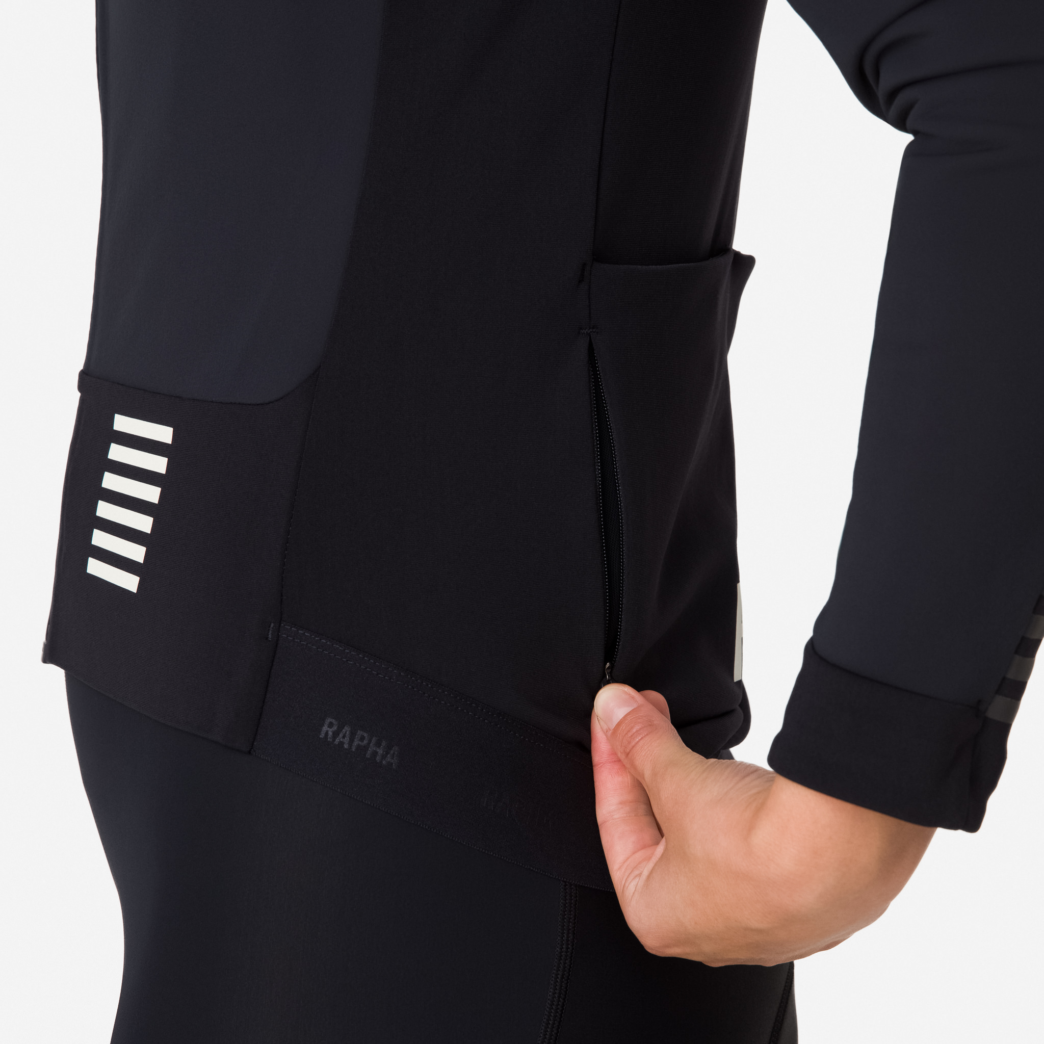 2539-Women-apos-s-Pro-Team-Winter-Jacket-Black-White-6.jpg Women's Pro Team Winter Jacket Black/White