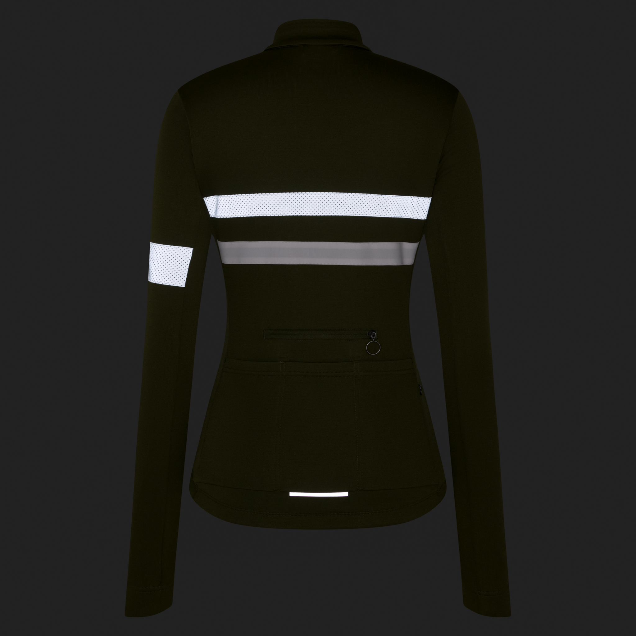 2553-Women-apos-s-Brevet-Long-Sleeve-Jersey-Dark-Khaki-White-4.jpg Women's Brevet Long Sleeve Jersey Dark Khaki/White