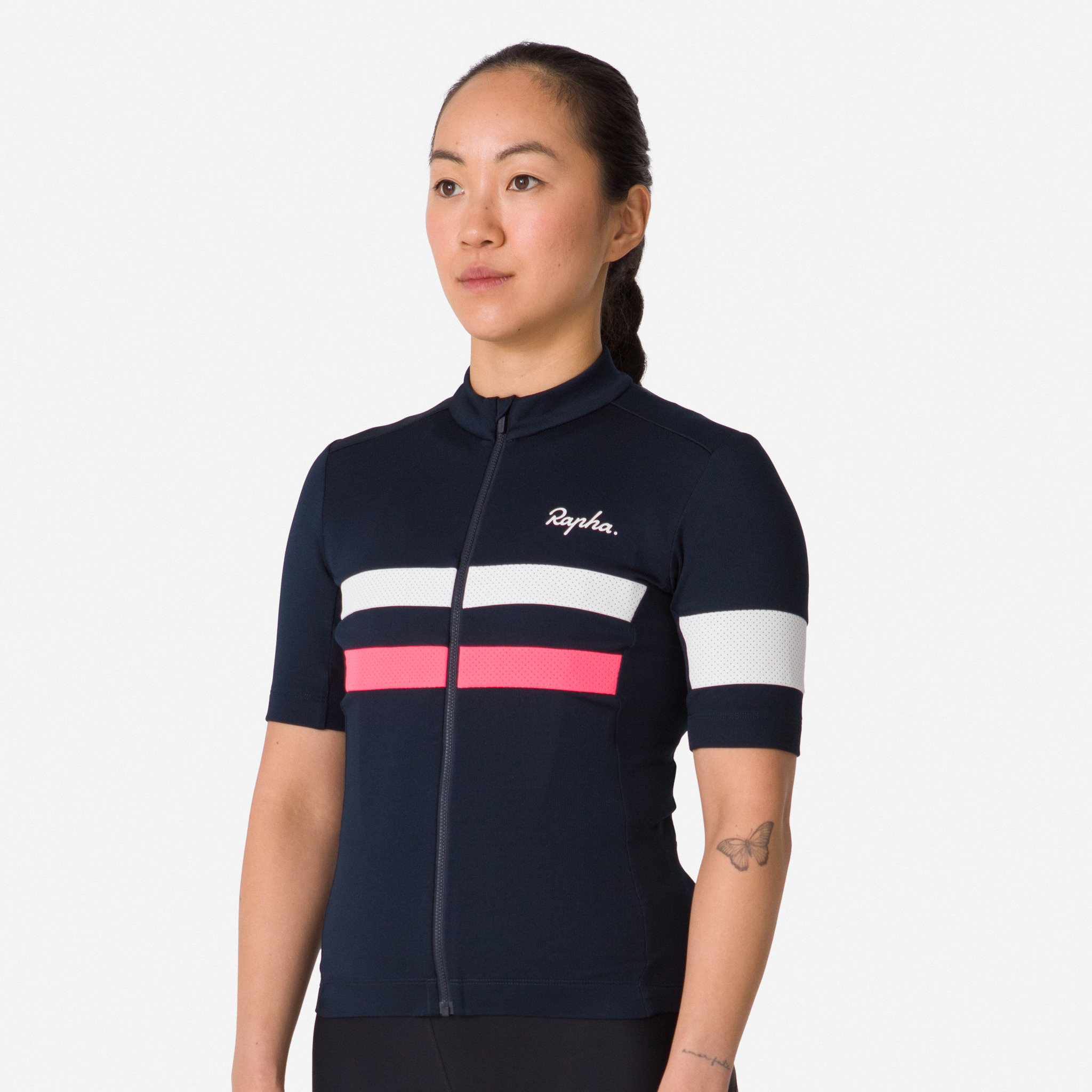 2581-Women-apos-s-Brevet-Jersey-Dark-Navy-High-Vis-Pink-White-4.jpg Women's Brevet Jersey Dark Navy/High-Vis Pink/White