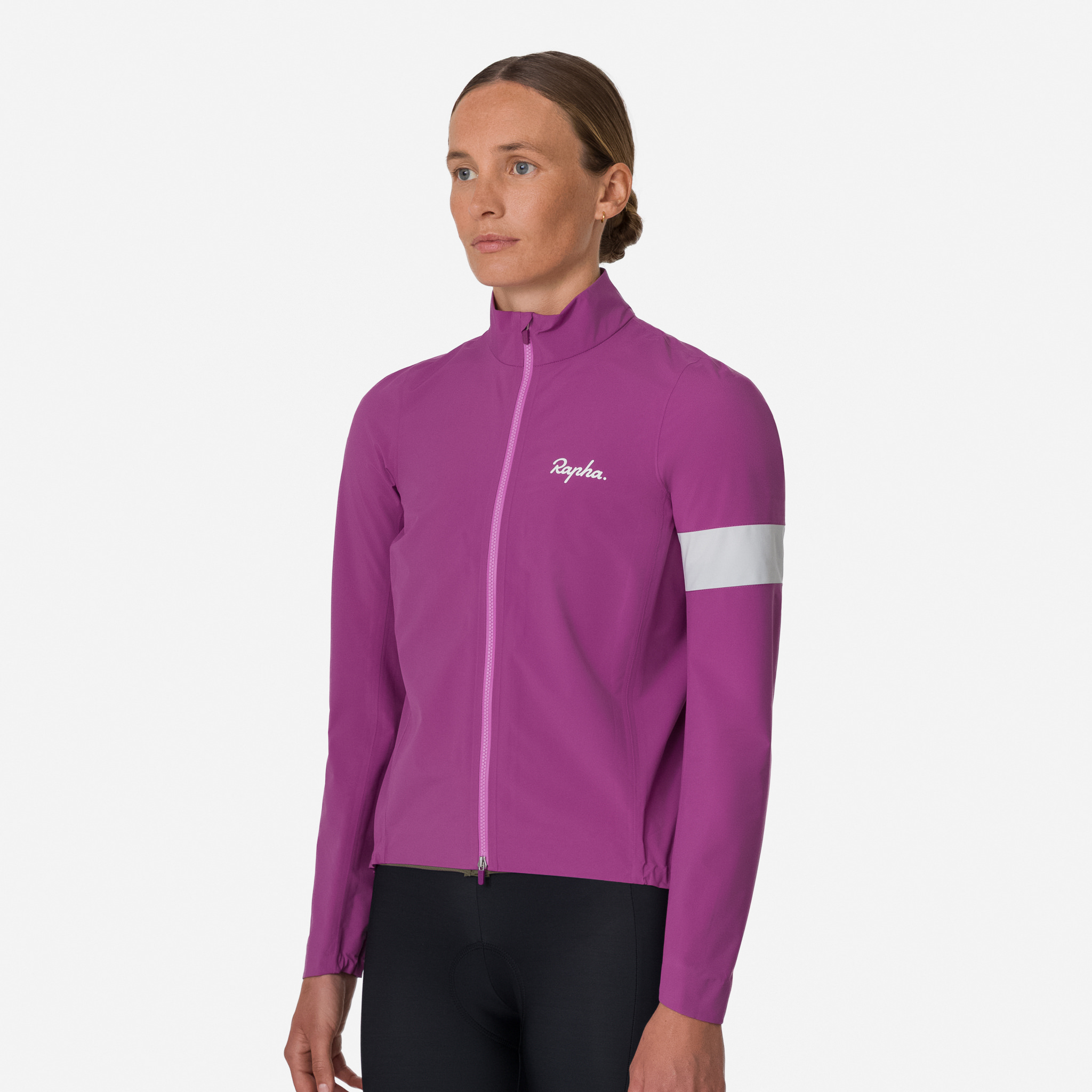 2595-Women-apos-s-Core-Rain-Jacket-Amethyst-White-Alyssum-4.jpg Women's Core Rain Jacket Amethyst / White Alyssum