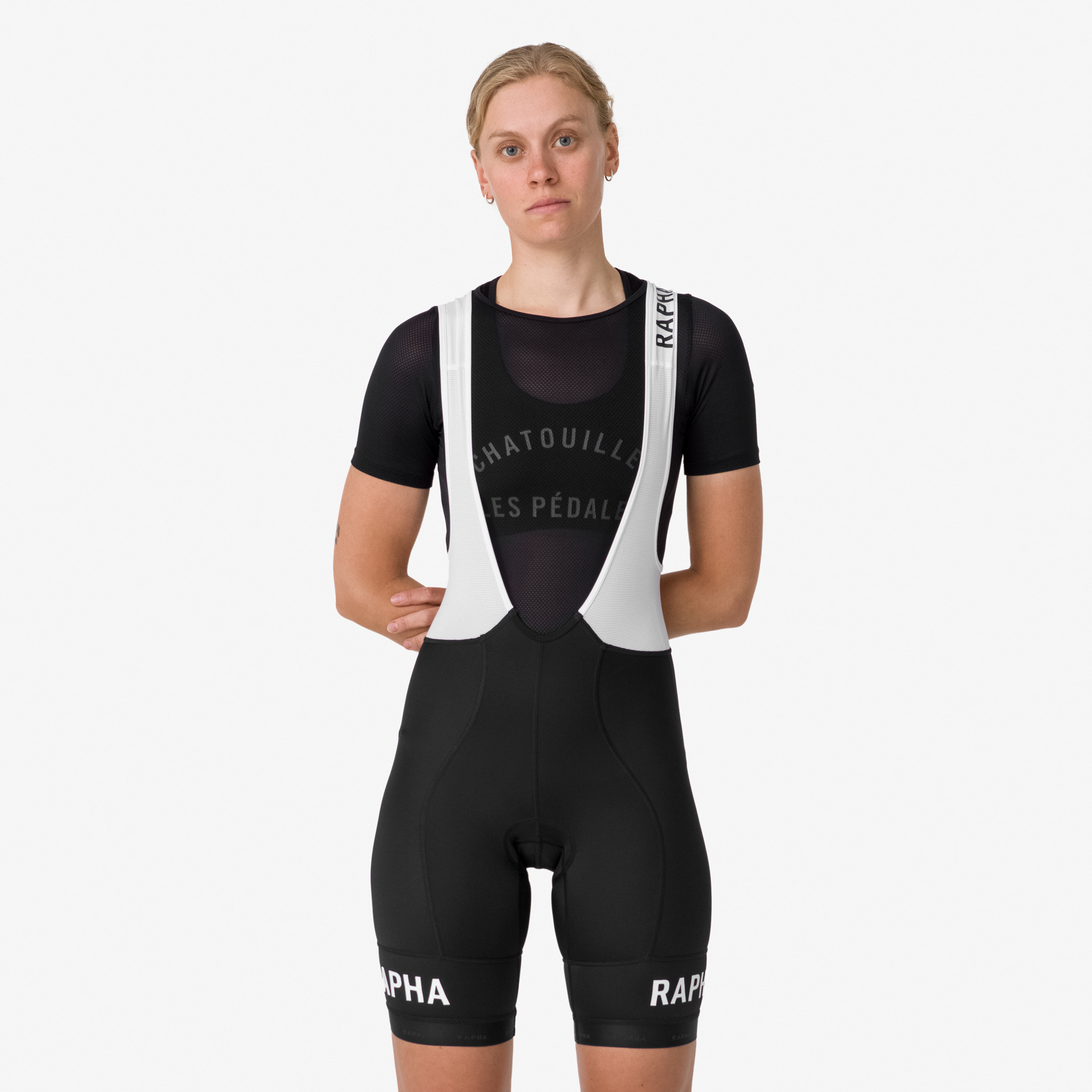 2723-Women-apos-s-Pro-Team-Training-Bib-Shorts-Black-White-3.jpg Women's Pro Team Training Bib Shorts Black/White