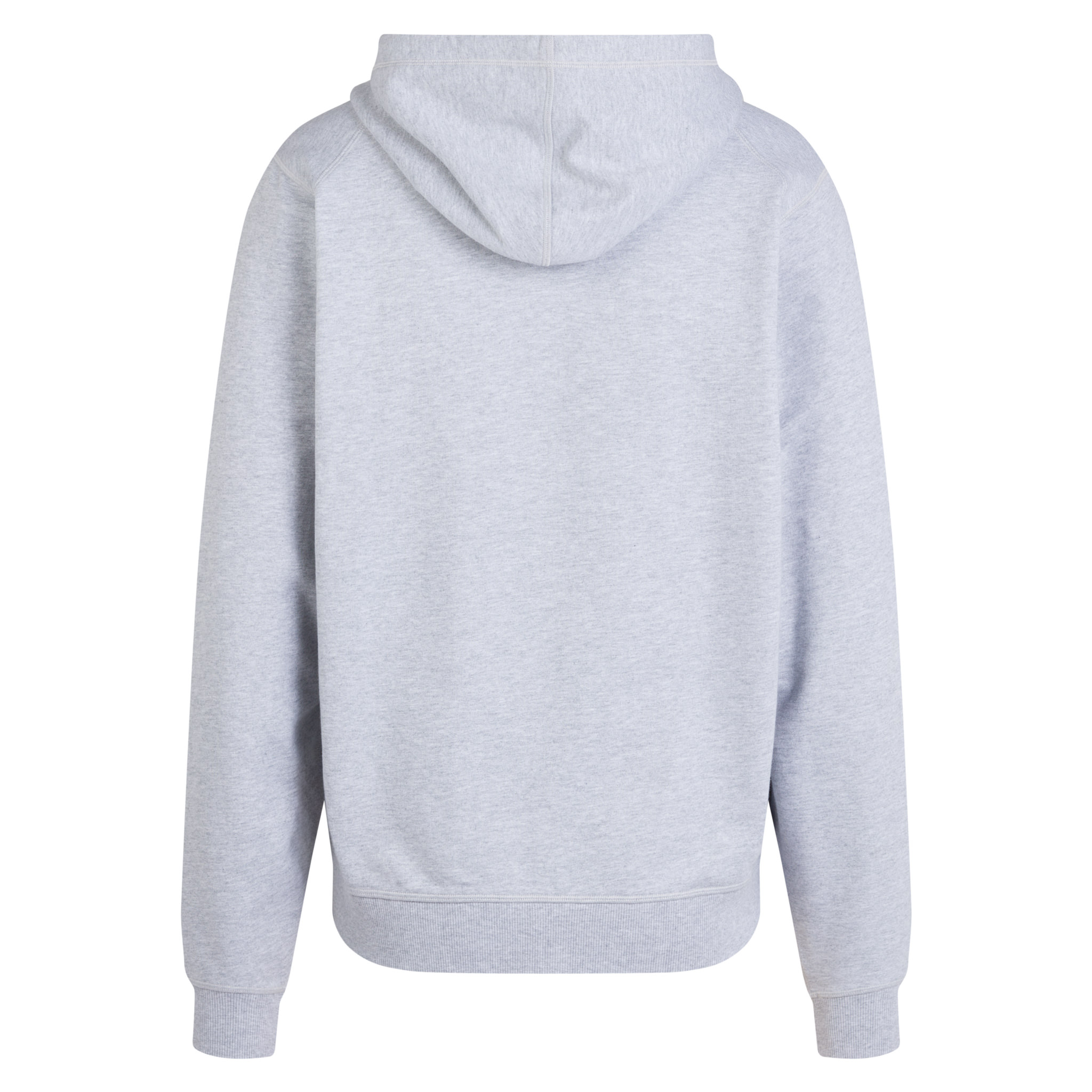 2730-Men-apos-s-Cotton-Zip-Hoodie-Light-Grey-Marl-Grey-8.jpg Men's Cotton Zip Hoodie Light Grey Marl / Grey