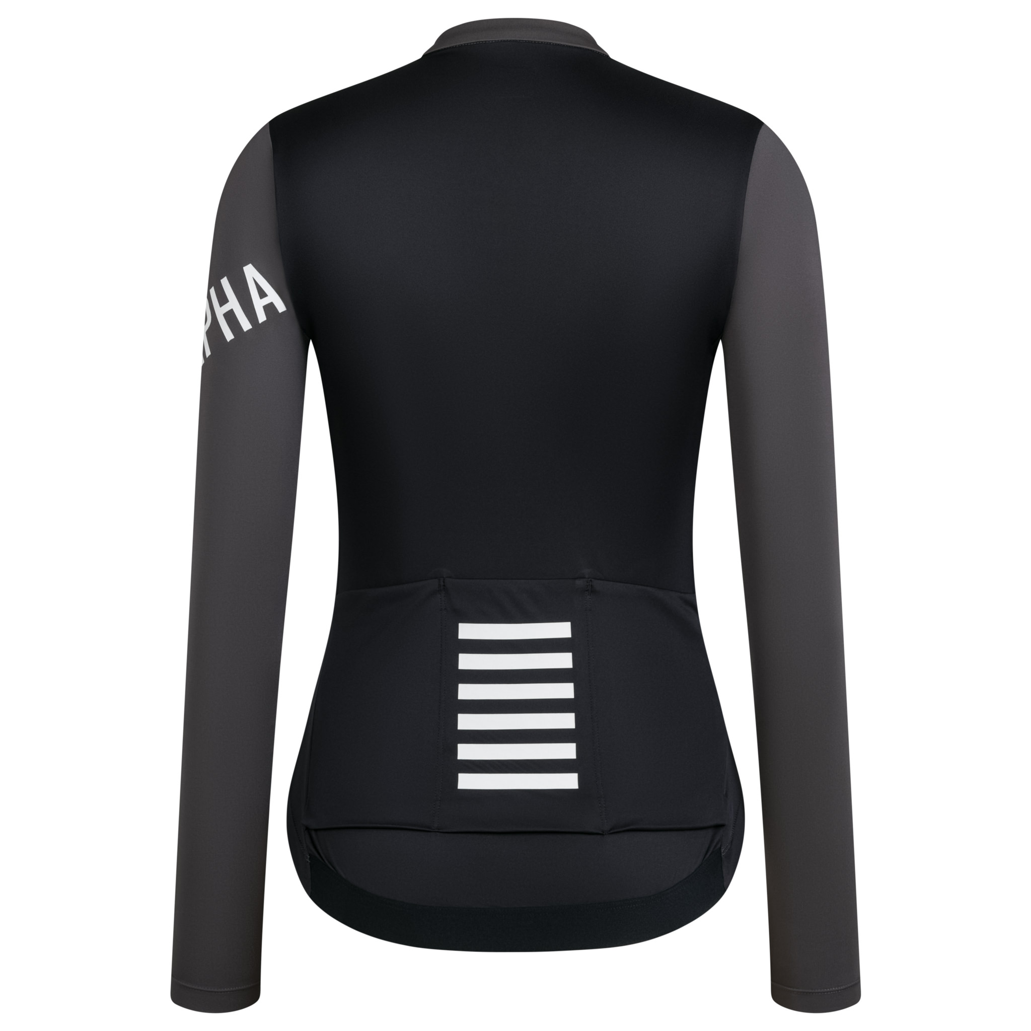 Women&apos;s Pro Team Long Sleeve Lightweight Jersey Dark Grey/Black