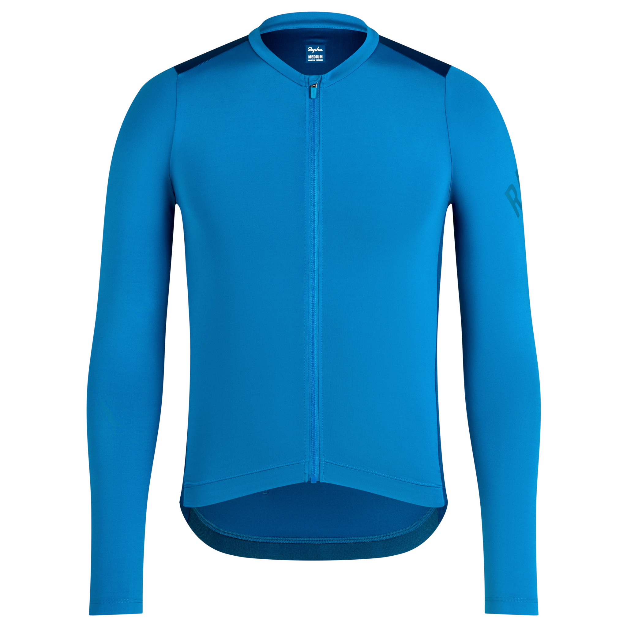 Men&apos;s Pro Team Long Sleeve Lightweight Jersey Petrol Blue/Jewelled Blue