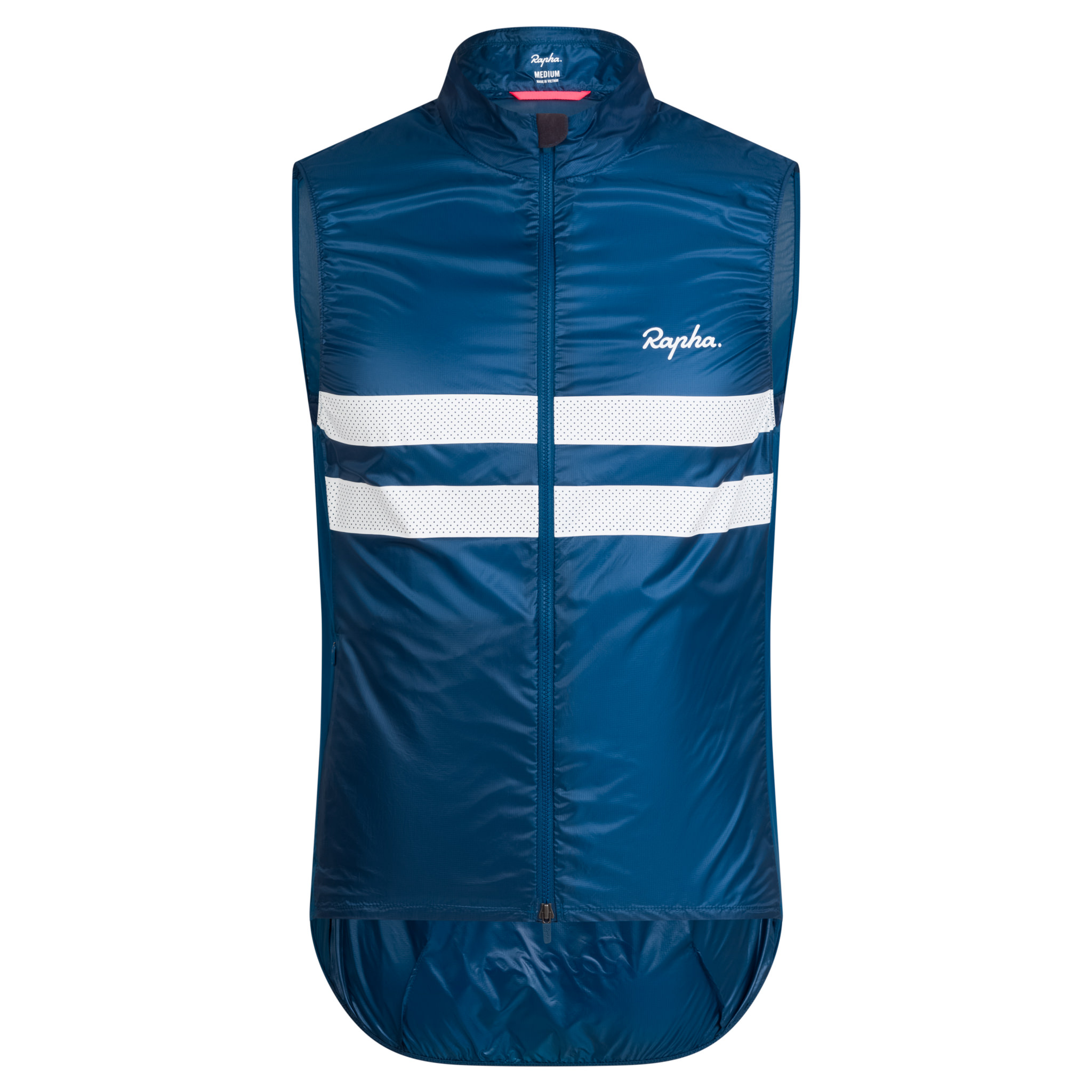 Men&apos;s Brevet Gilet Jewelled Blue/White