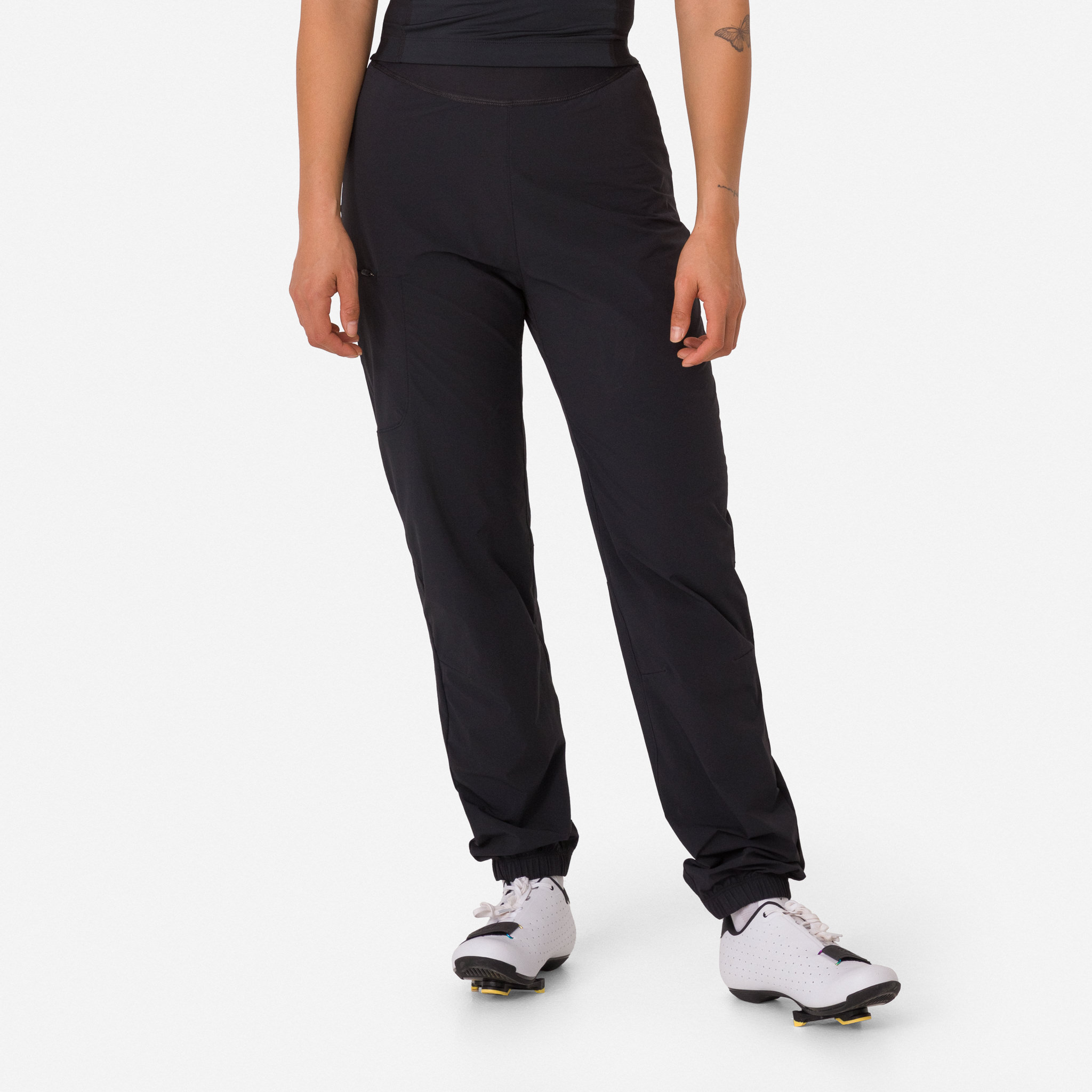 2826-Women-apos-s-Riding-Pants-with-Pad-Black-White-3.jpg Women's Riding Pants with Pad Black/White