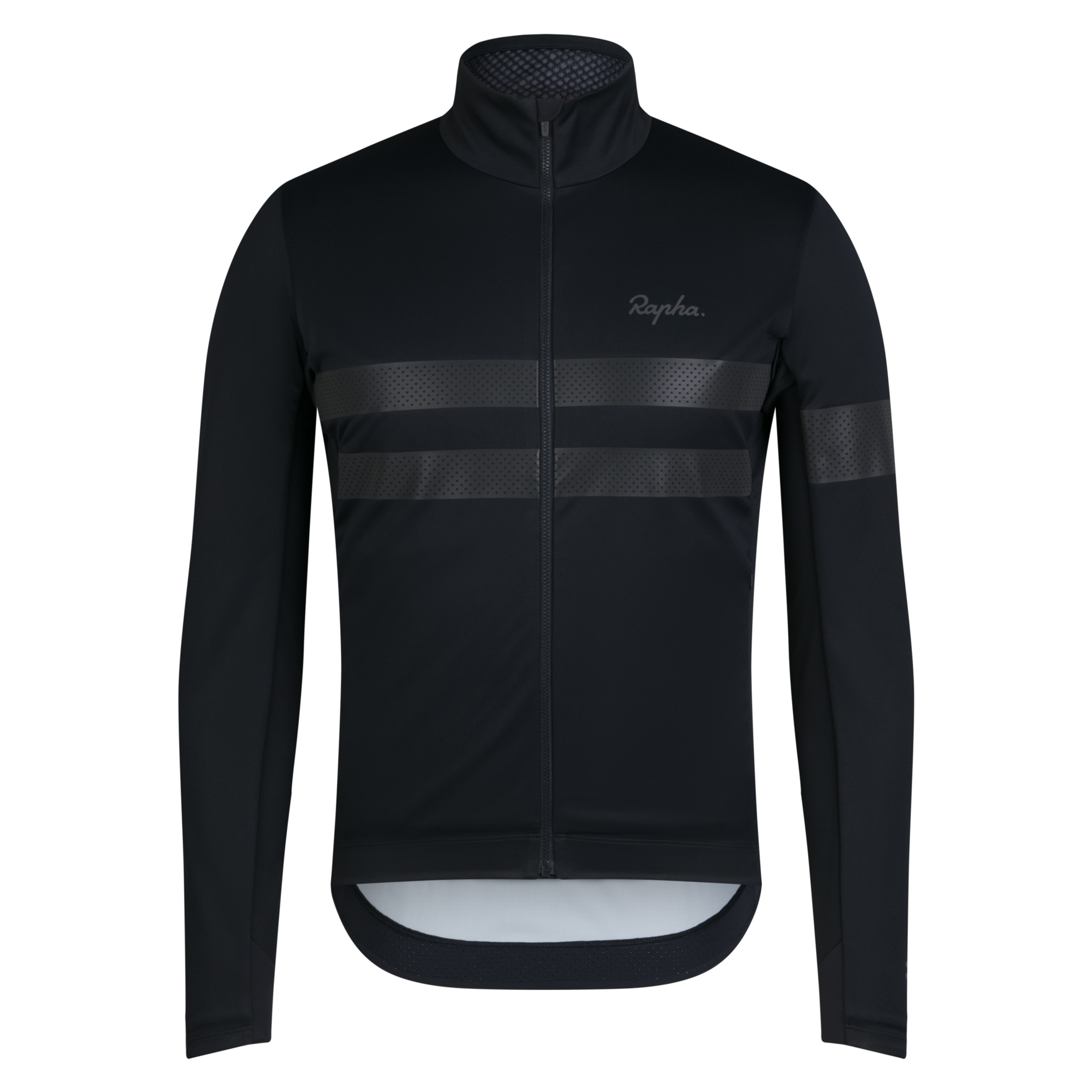 Men&apos;s Brevet Long Sleeve Windstopper Jersey Black/Black