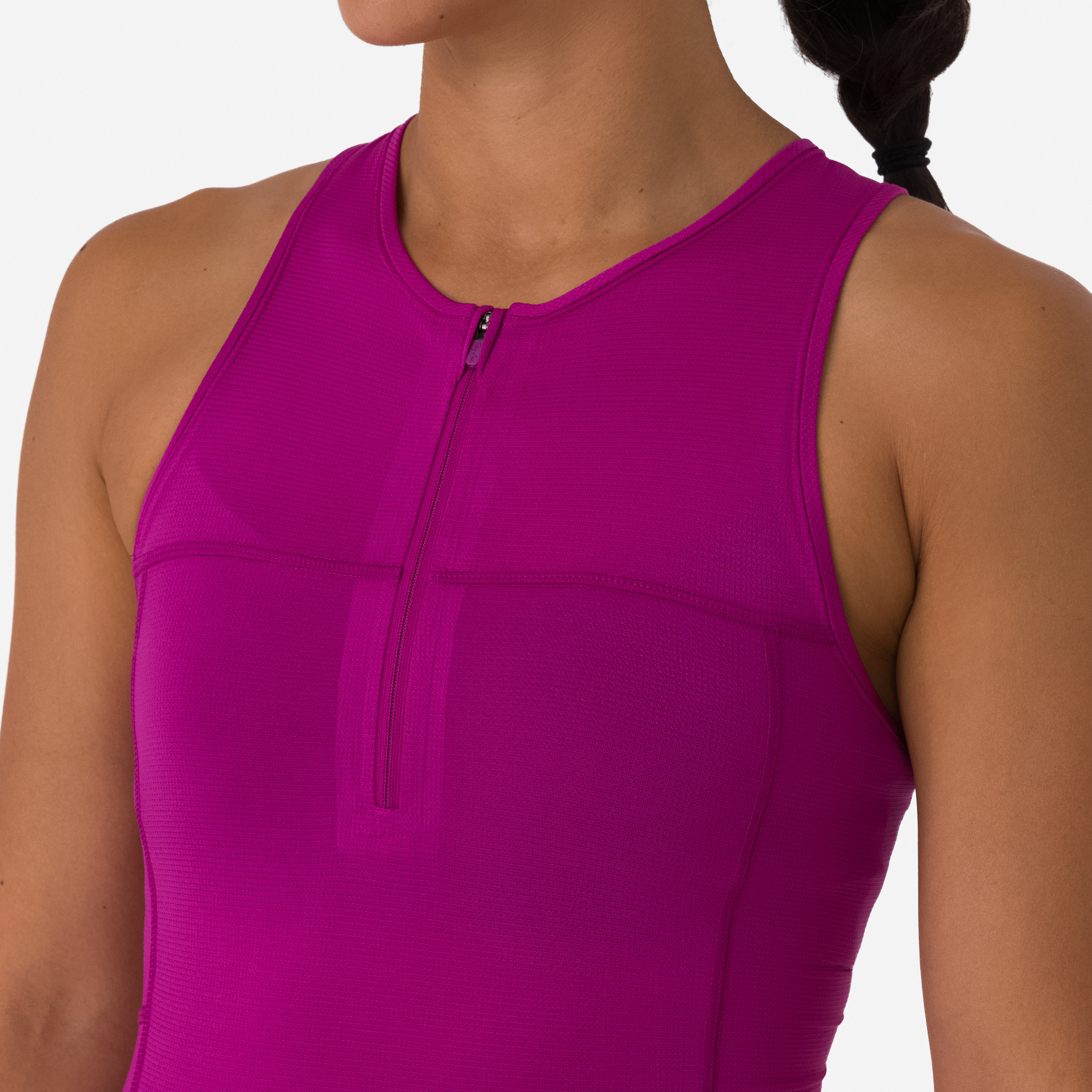 2888-Women-apos-s-Half-Zip-Tank-Berry-6.jpg Women's Half Zip Tank Berry