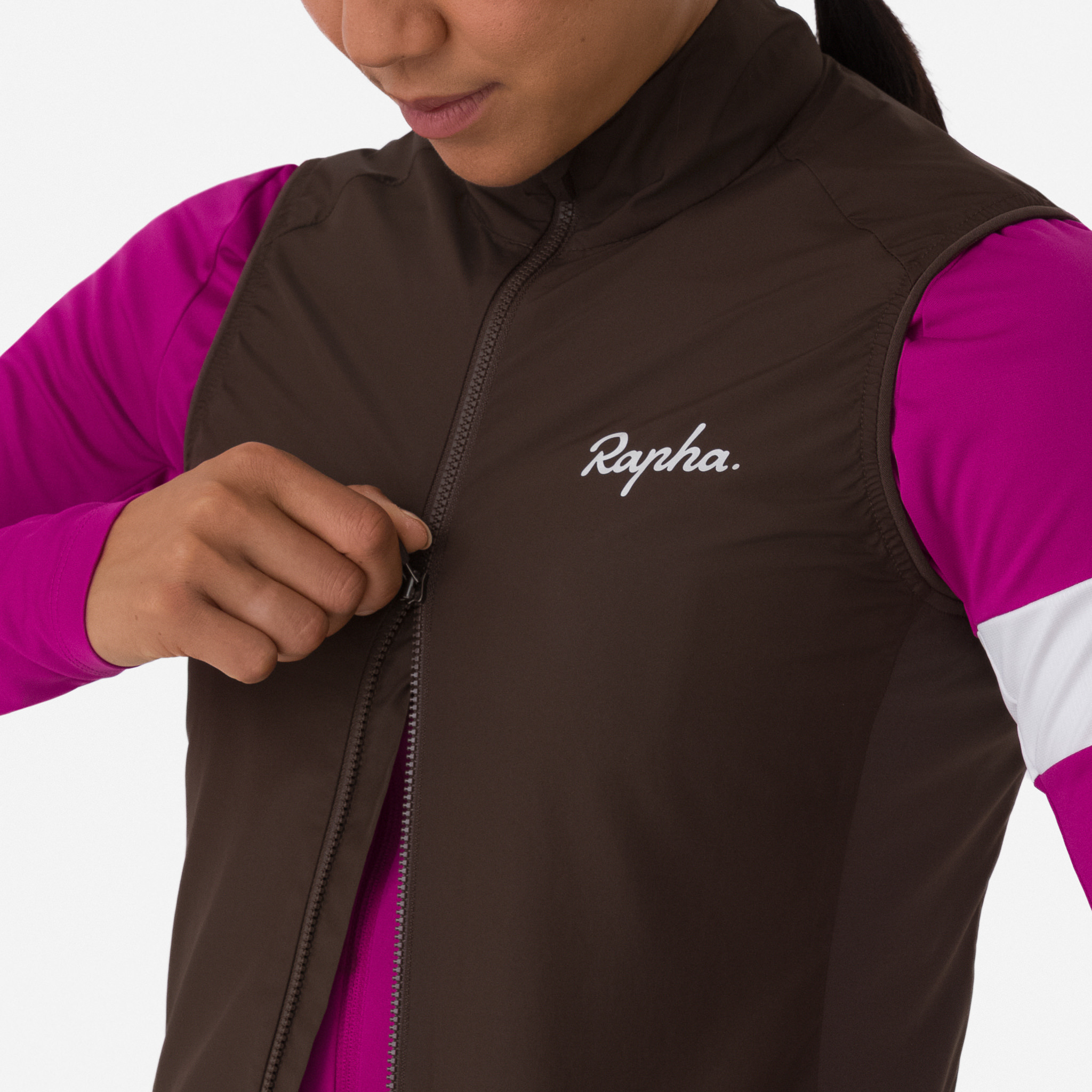 2916-Women-apos-s-Core-Gilet-Deep-Coffee-White-5.jpg Women's Core Gilet Deep Coffee/White