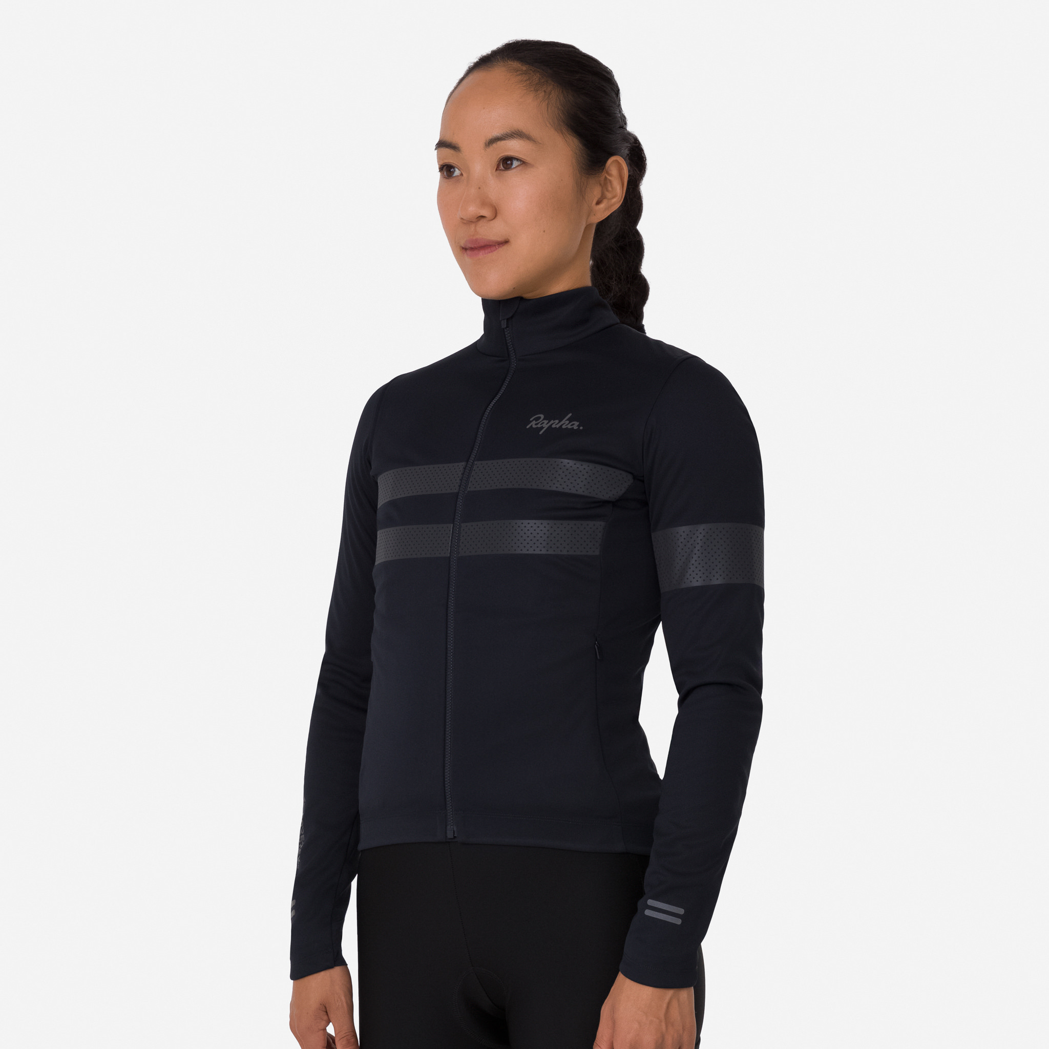 2951-Women-apos-s-Brevet-Long-Sleeve-Windstopper-Jersey-Black-Black-Reflective-4.jpg Women's Brevet Long Sleeve Windstopper Jersey Black/Black Reflective