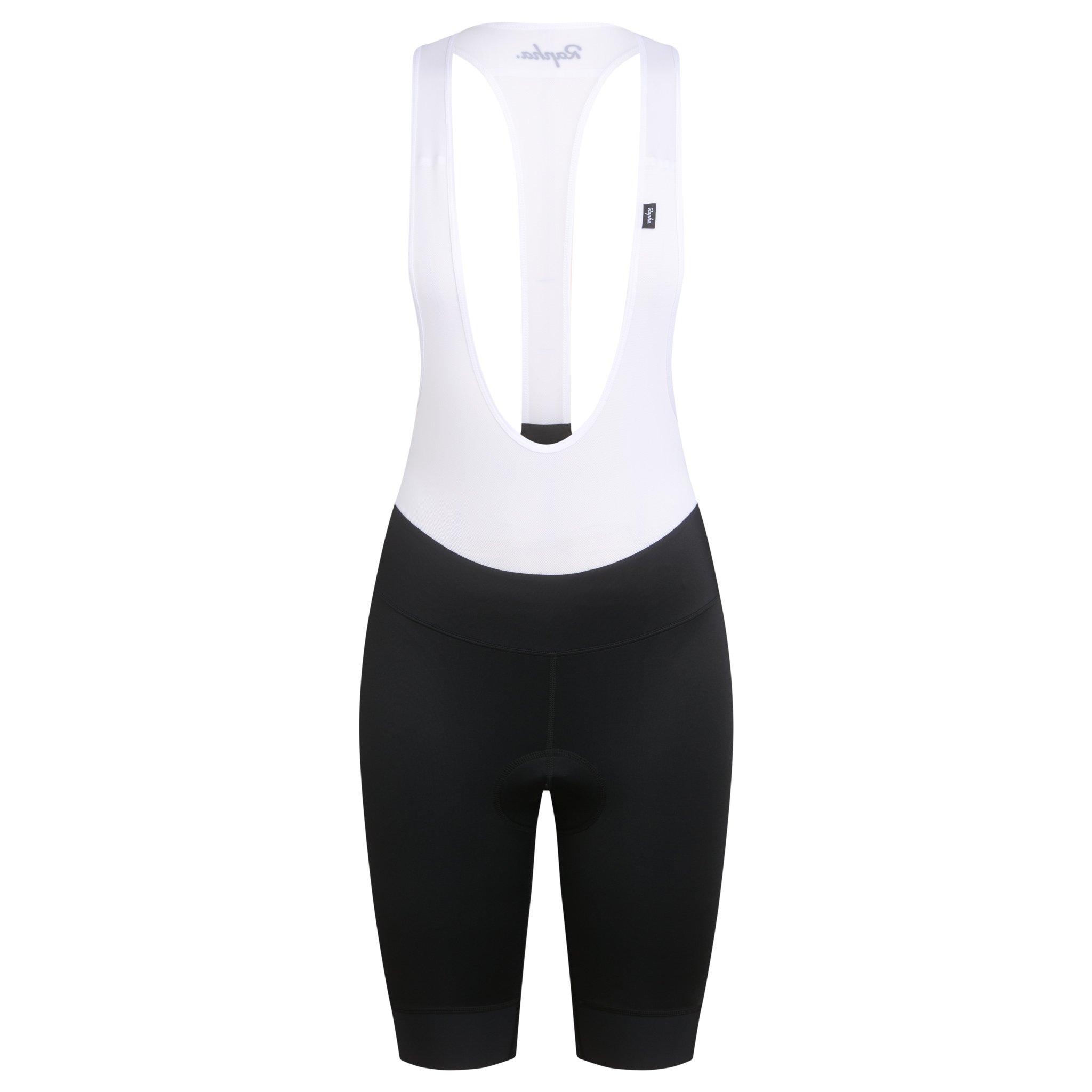 Women&apos;s Detachable Bib Shorts Black/White