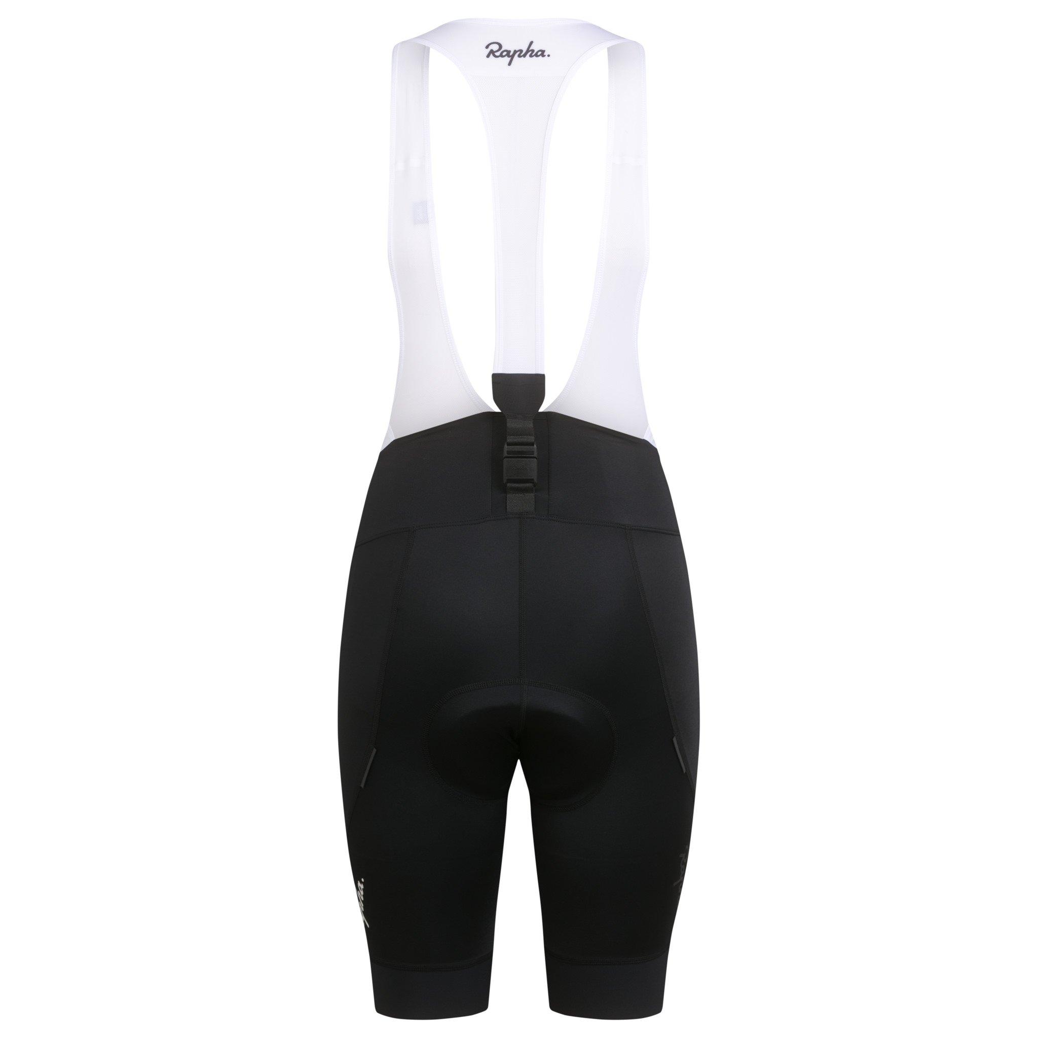 Women&apos;s Detachable Bib Shorts Black/White