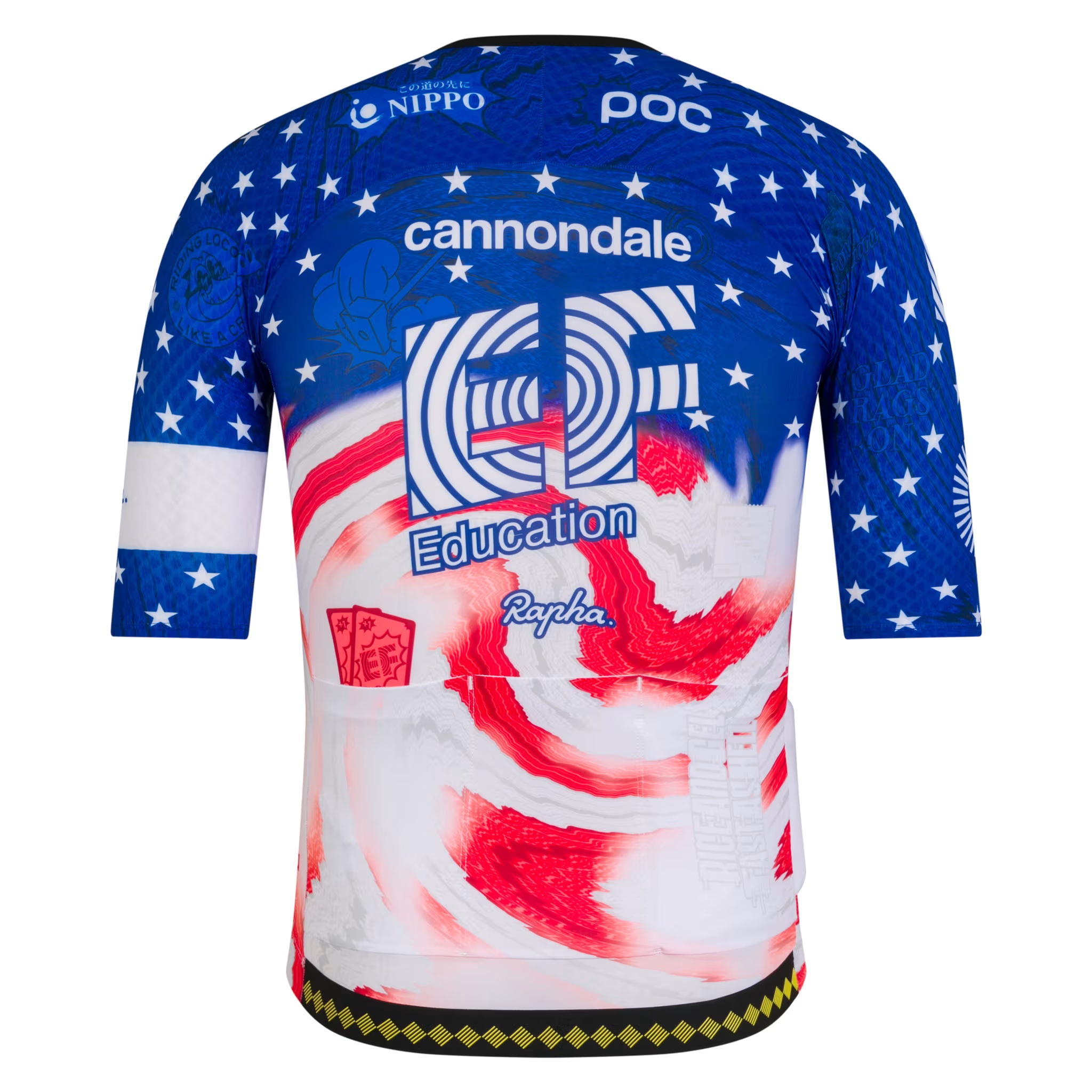EF Men&apos;s Pro Team Aero Jersey - USA Multicolour