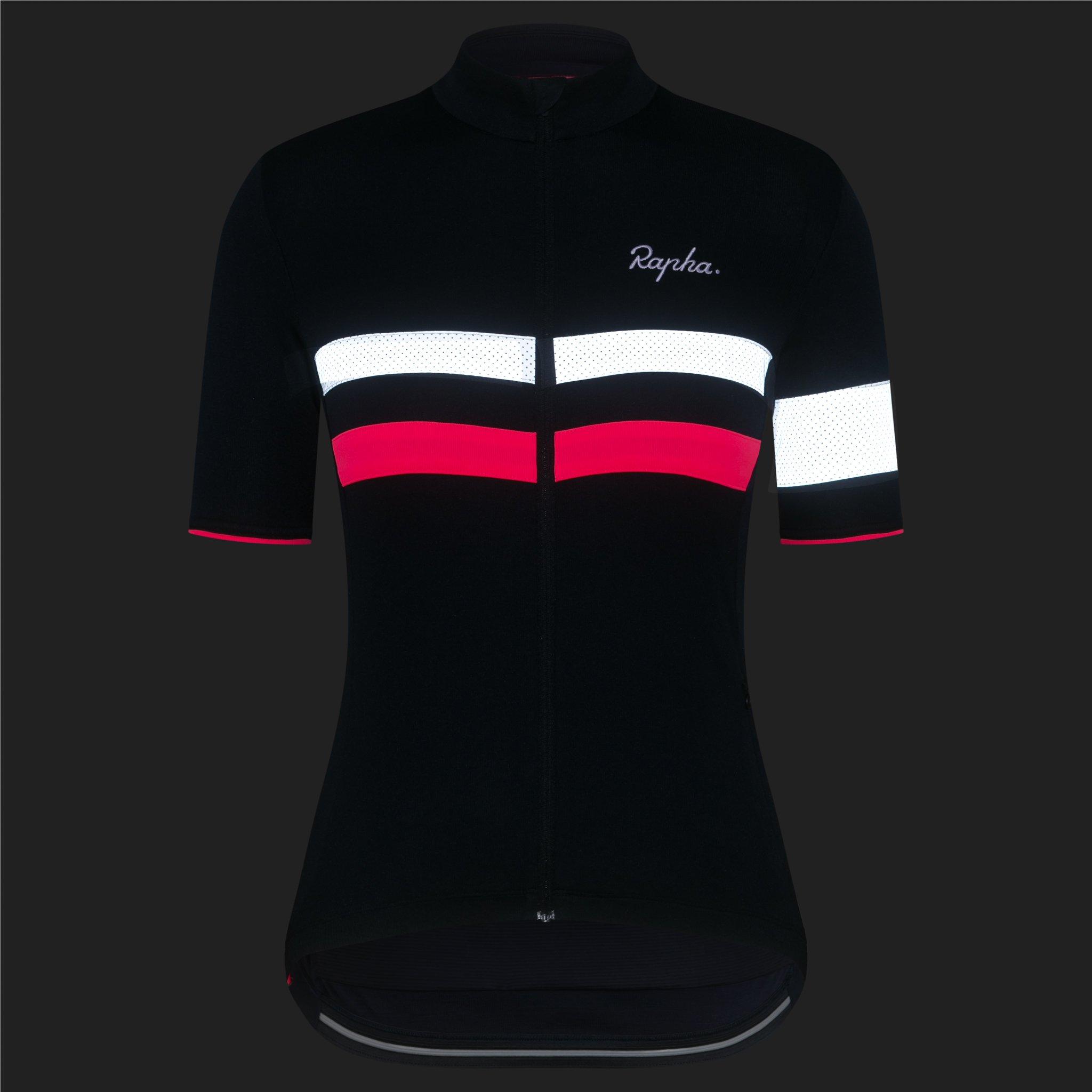 Women&apos;s Brevet Jersey Dark Navy/High-Vis Pink